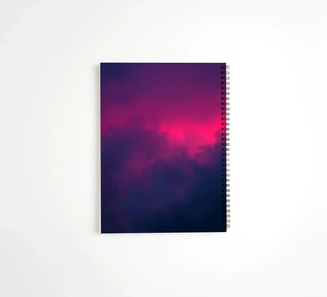 abstract background with vibrant clouds and soft gradients spiral notebook by DesignDoodle
