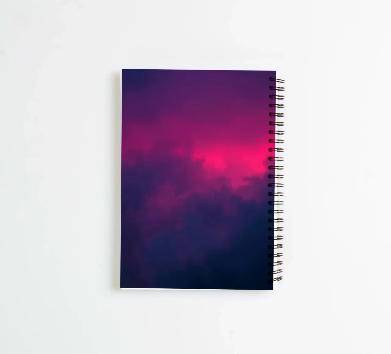abstract background with vibrant clouds and soft gradients spiral notebook by DesignDoodle