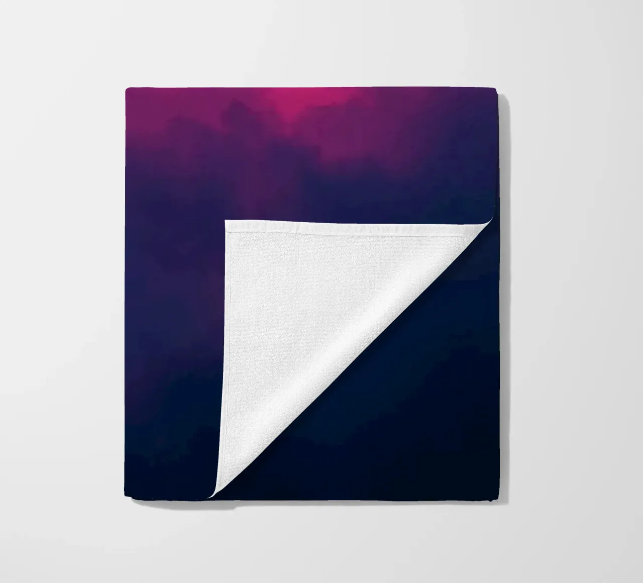 abstract background with vibrant clouds and soft gradients beach towel by DesignDoodle