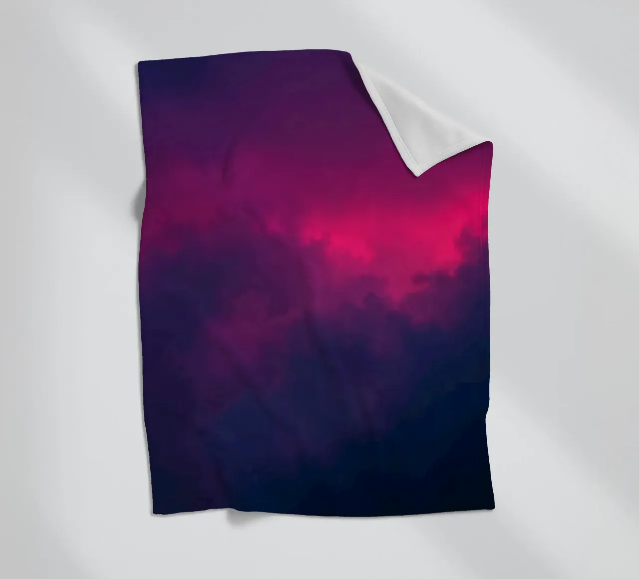 abstract background with vibrant clouds and soft gradients fleece blanket by DesignDoodle