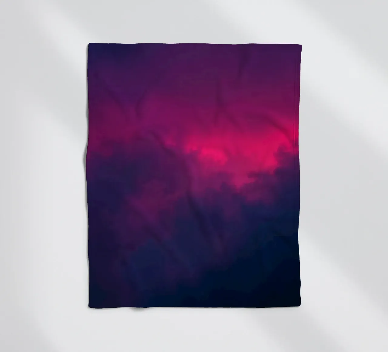 abstract background with vibrant clouds and soft gradients fleece blanket by DesignDoodle