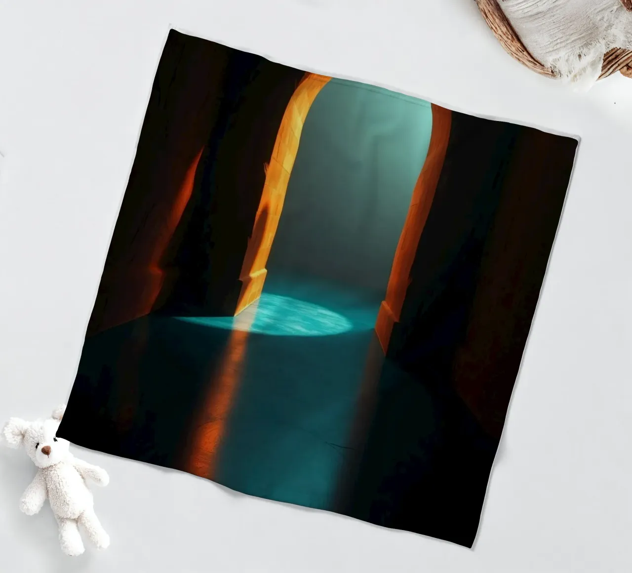 Luce intensa che attraversa un arco tranquillo coperta in pile da DesignDoodle