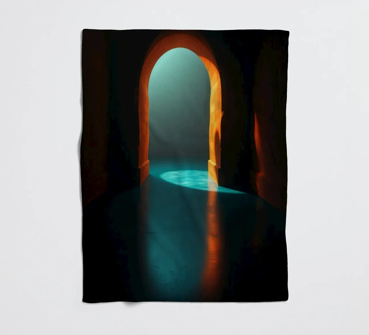 Luce intensa che attraversa un arco tranquillo coperta in pile da DesignDoodle