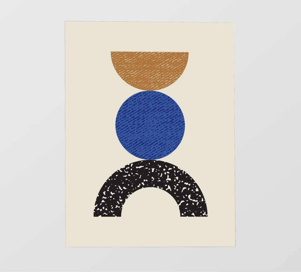 Equilibrio geometrico in woodblock pellicola backlit da MoonlightPrint