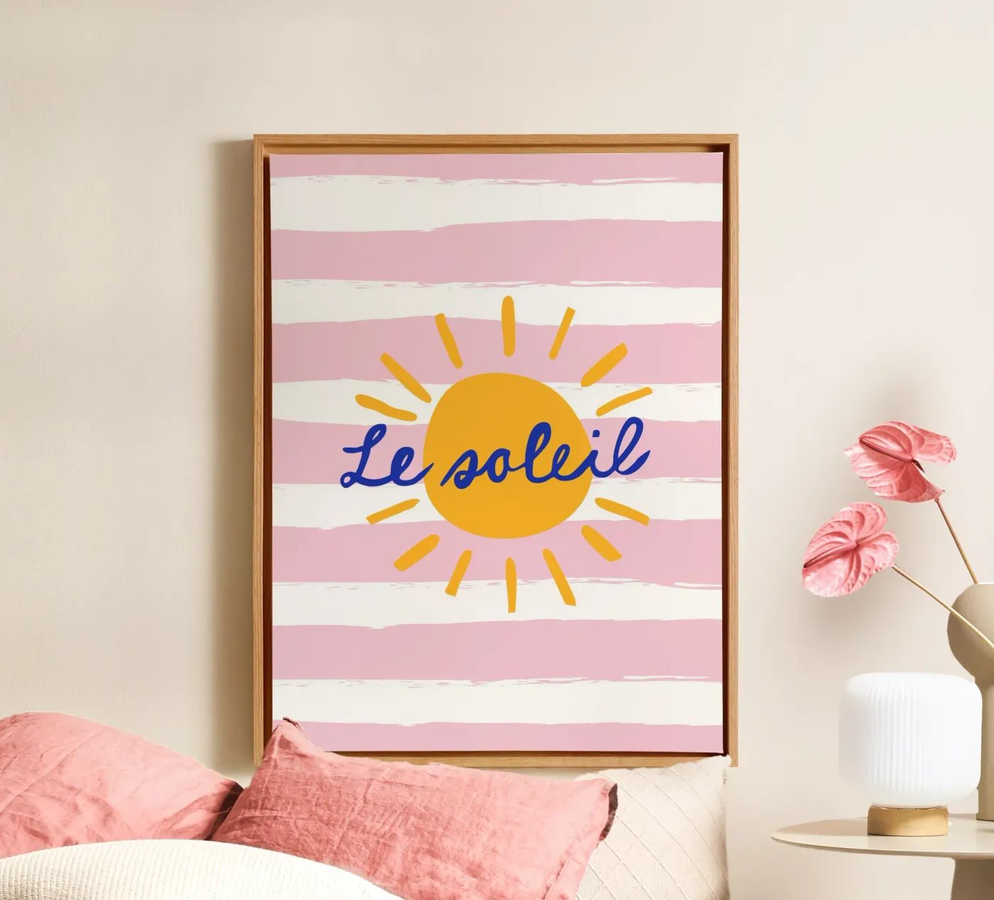 De zon canvas van moDeern