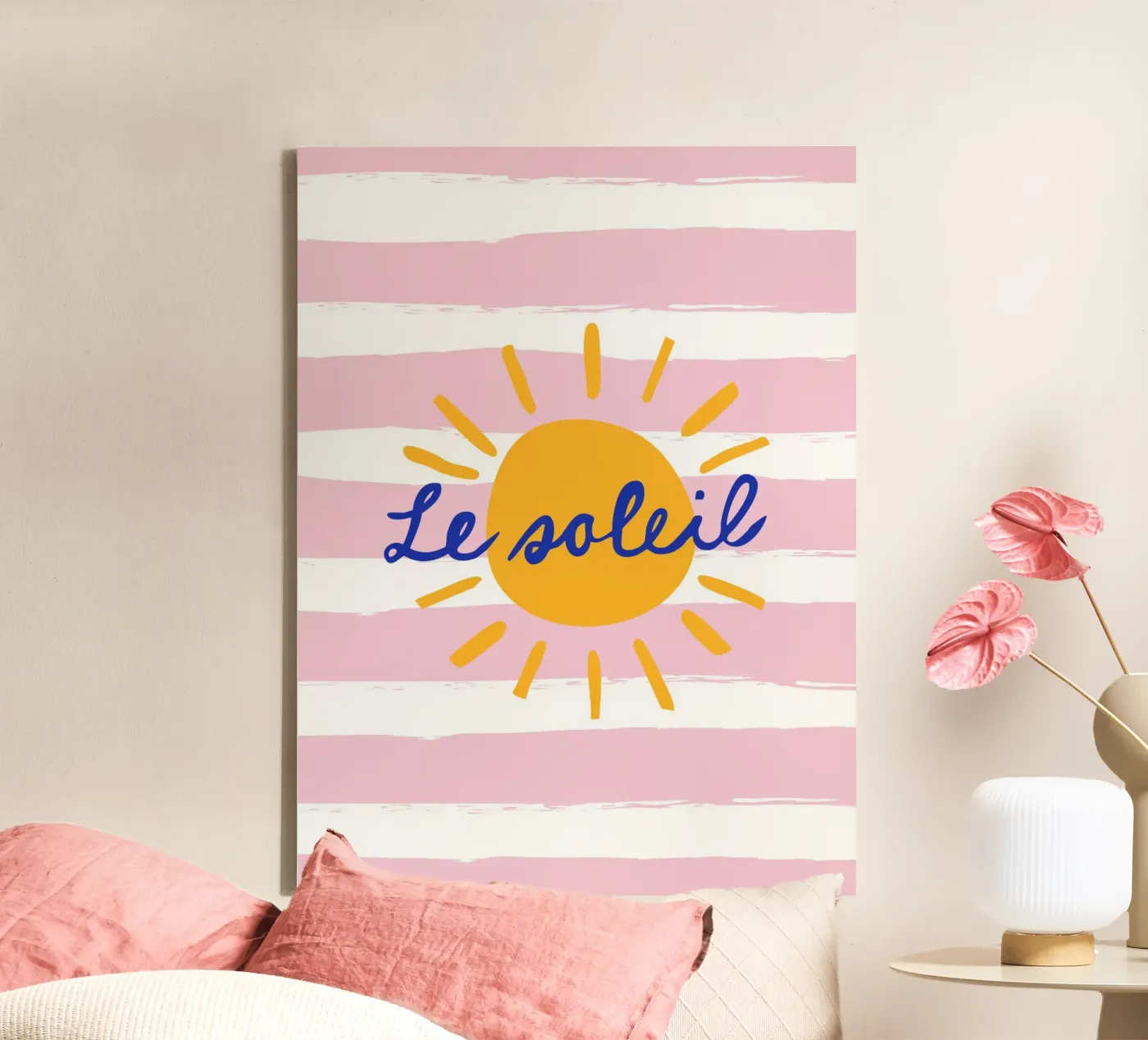 De zon canvas van moDeern