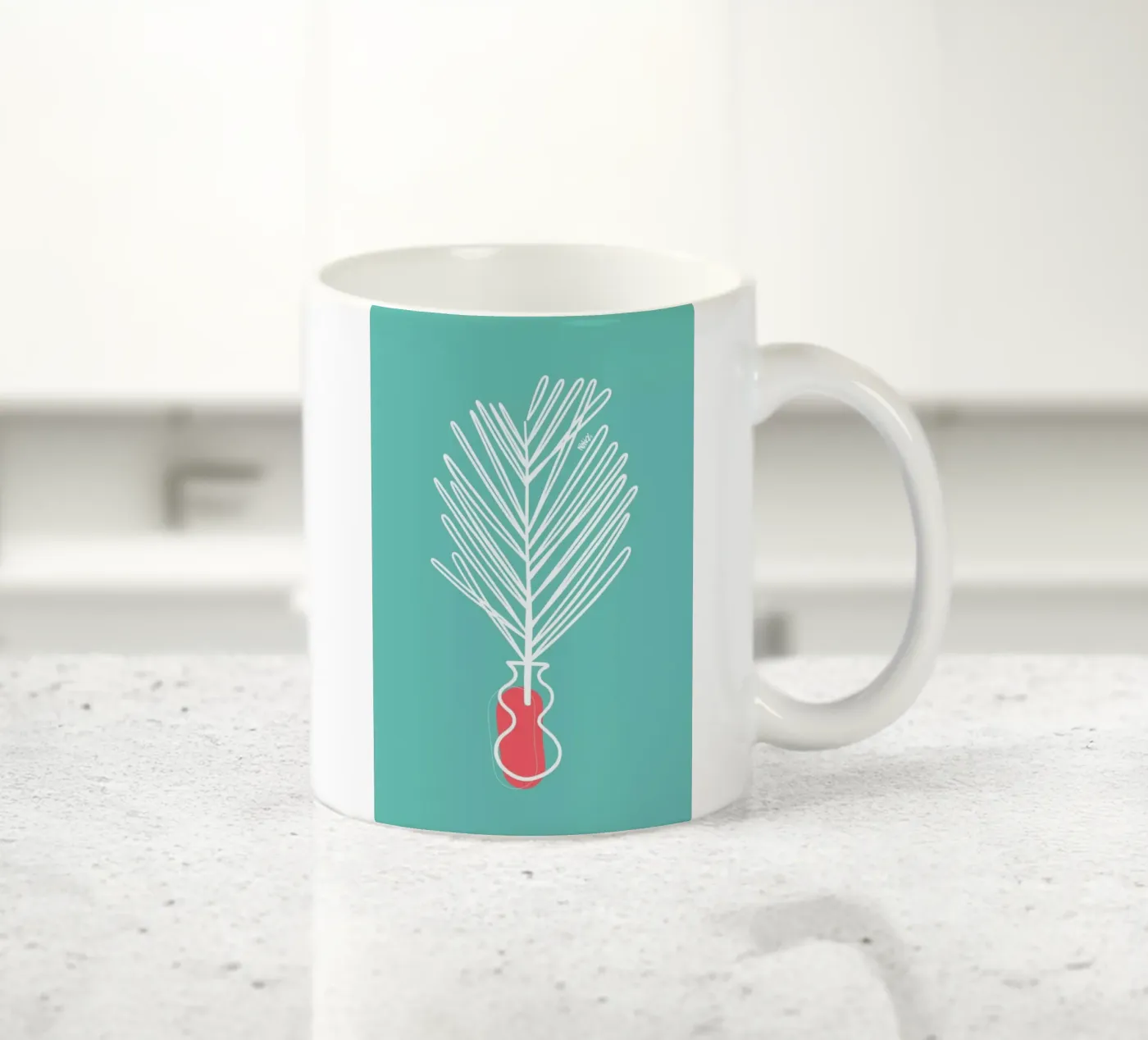 Dry Leaf ceramic mug by Ninhol