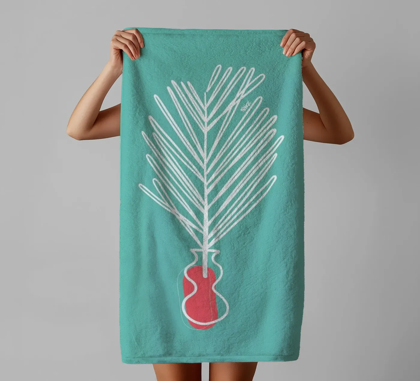 Dry Leaf badhanddoek van Ninhol