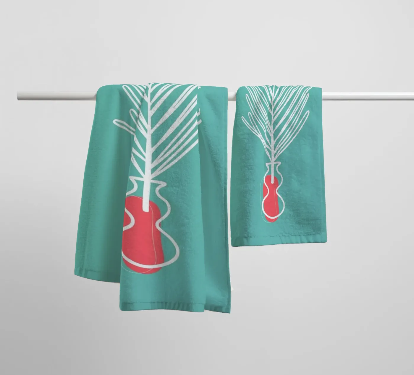 Dry Leaf badhanddoek van Ninhol