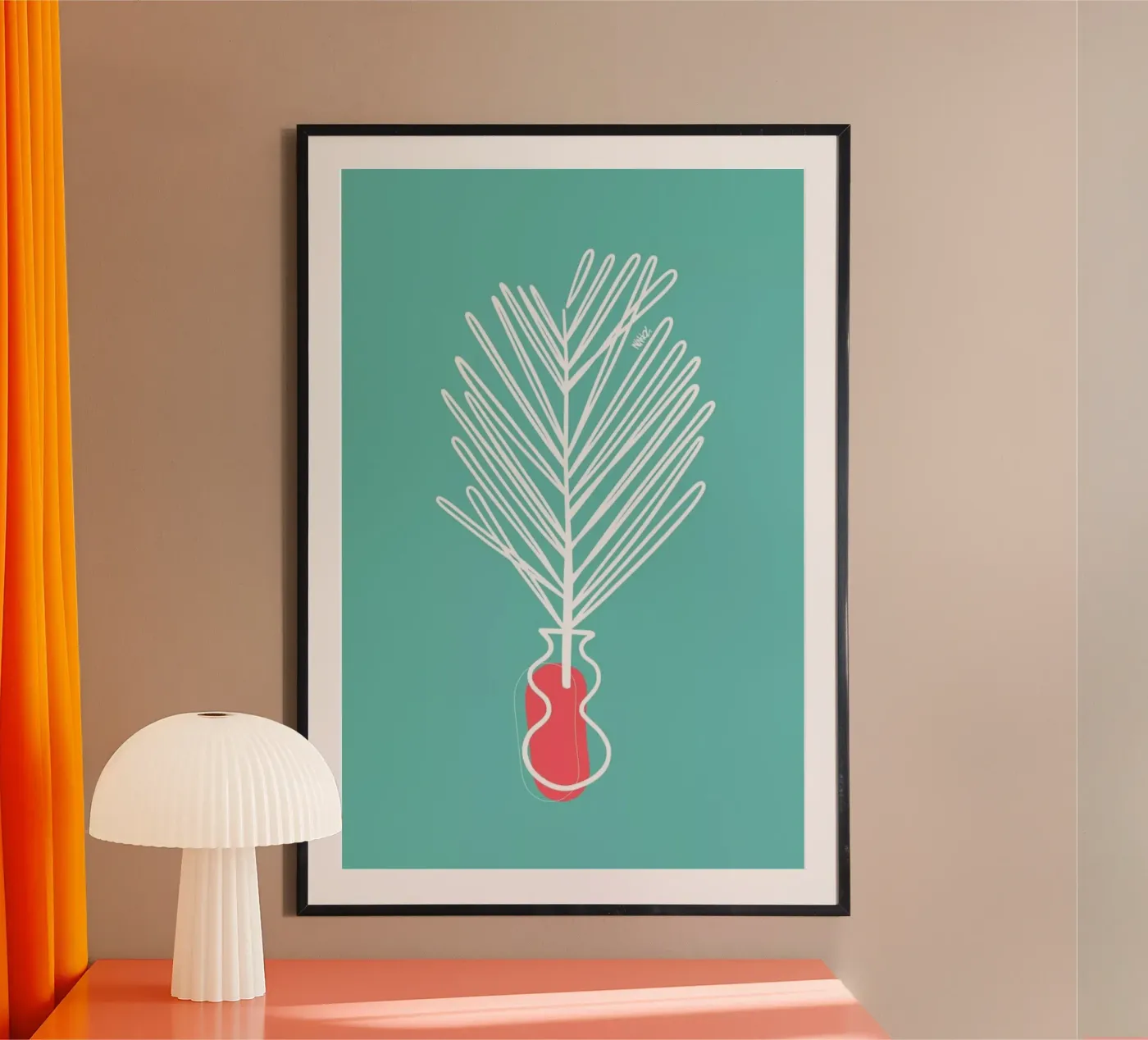 Dry Leaf poster van Ninhol