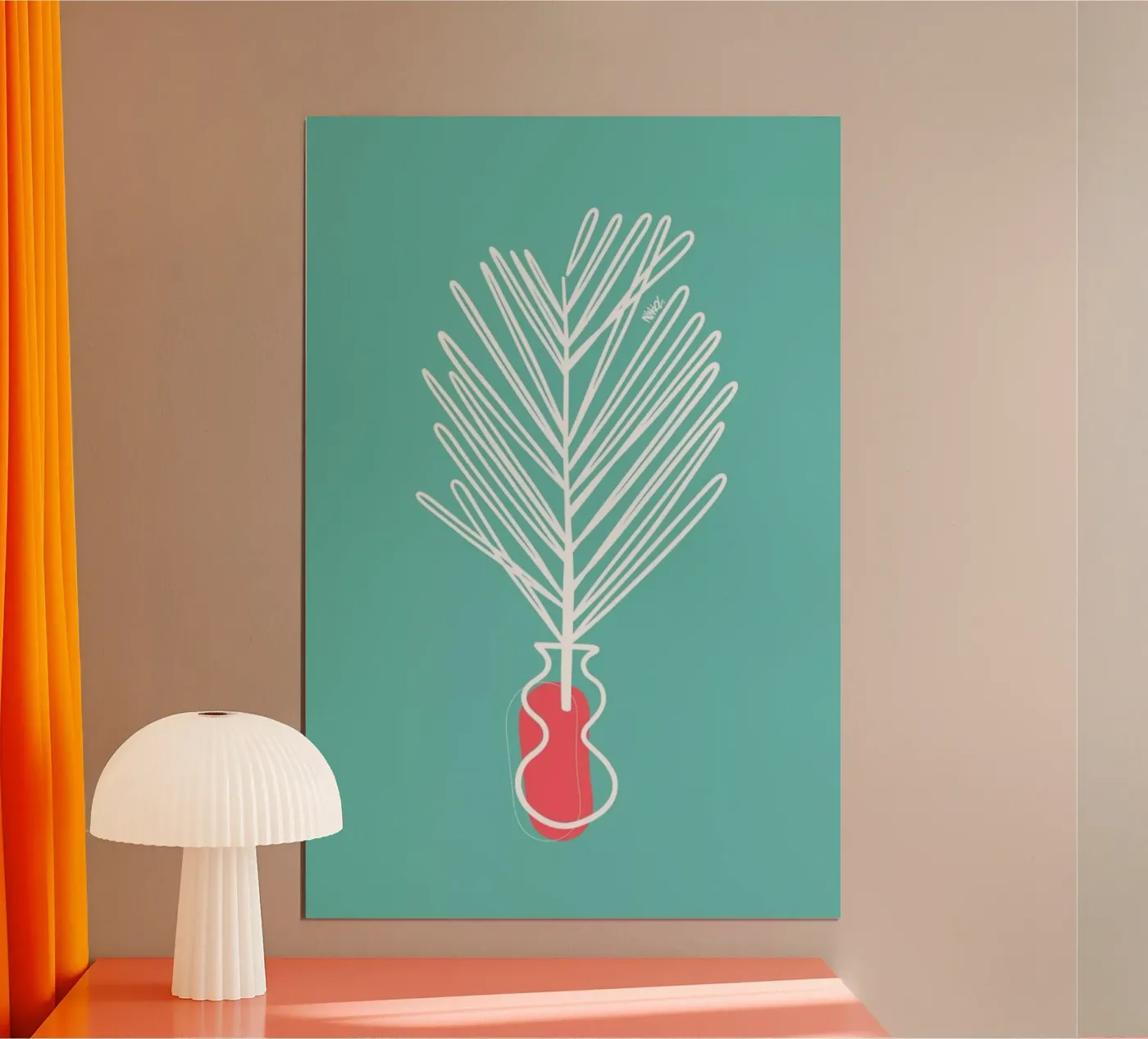 Dry Leaf poster van Ninhol