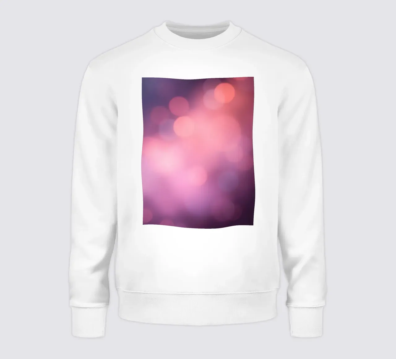 abstract featuring swirling red and yellows with soft bubble sweatshirt by DesignDoodle