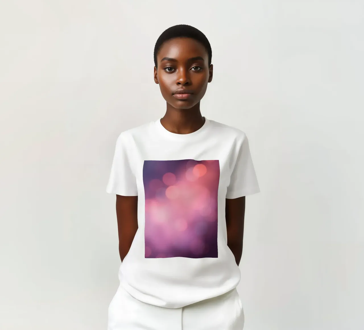 abstract featuring swirling red and yellows with soft bubble t-shirt by DesignDoodle