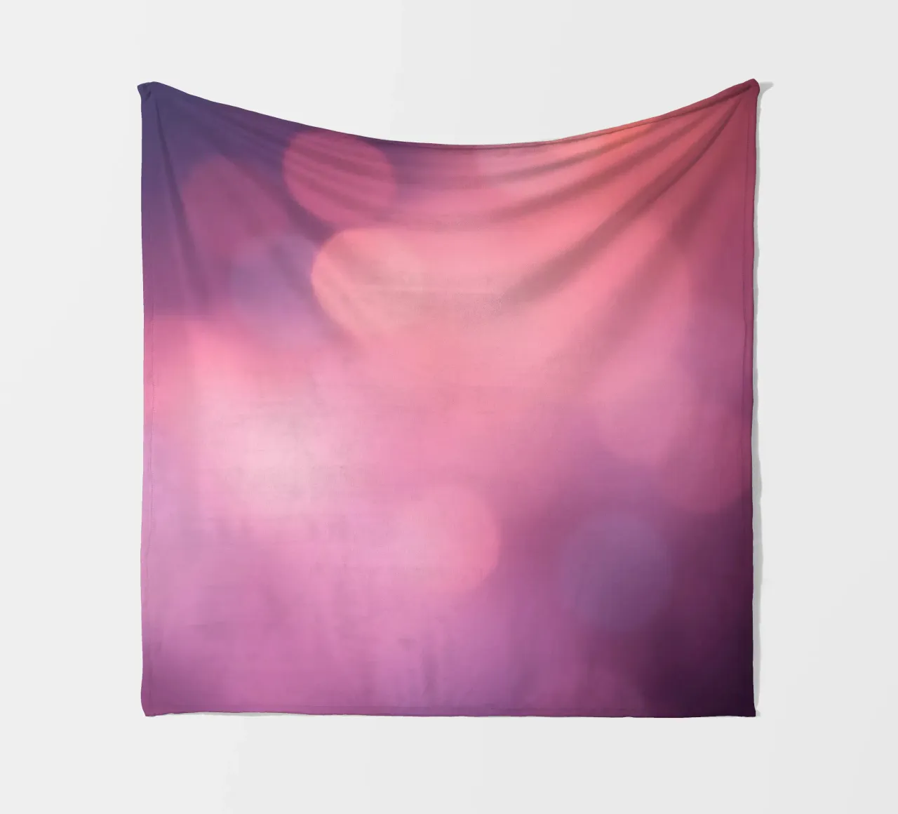 abstract featuring swirling red and yellows with soft bubble fleece blanket by DesignDoodle
