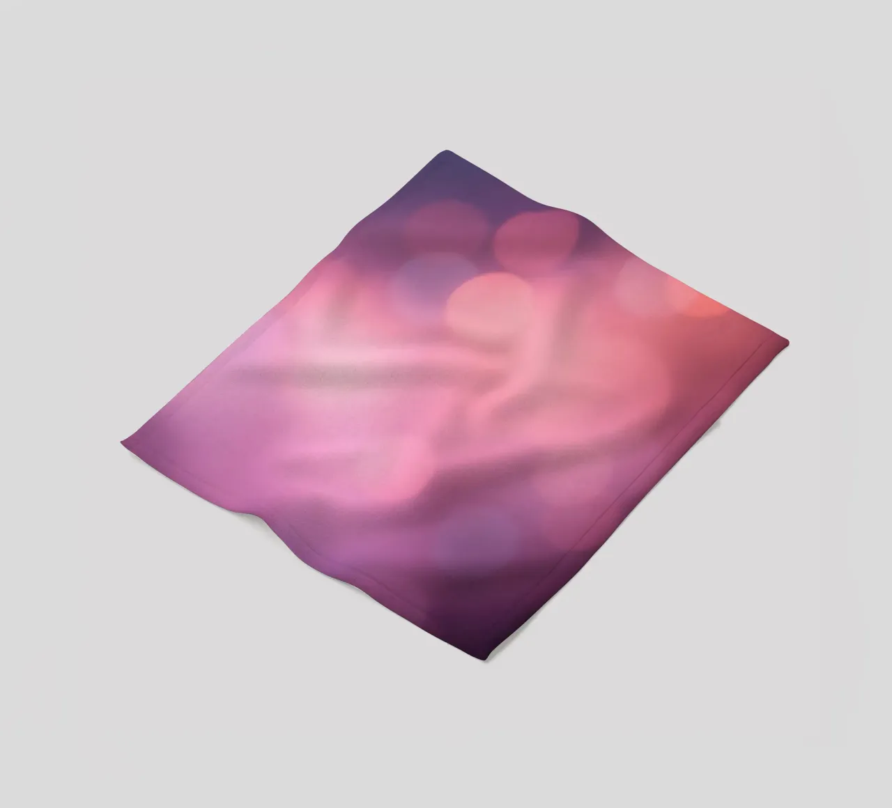 abstract featuring swirling red and yellows with soft bubble fleece blanket by DesignDoodle
