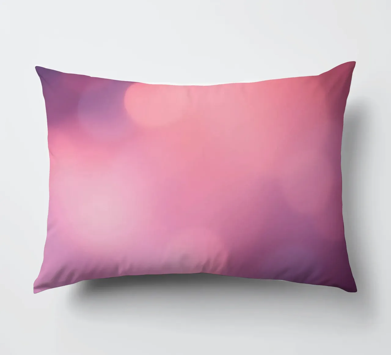abstract featuring swirling red and yellows with soft bubble decorative cushion by DesignDoodle