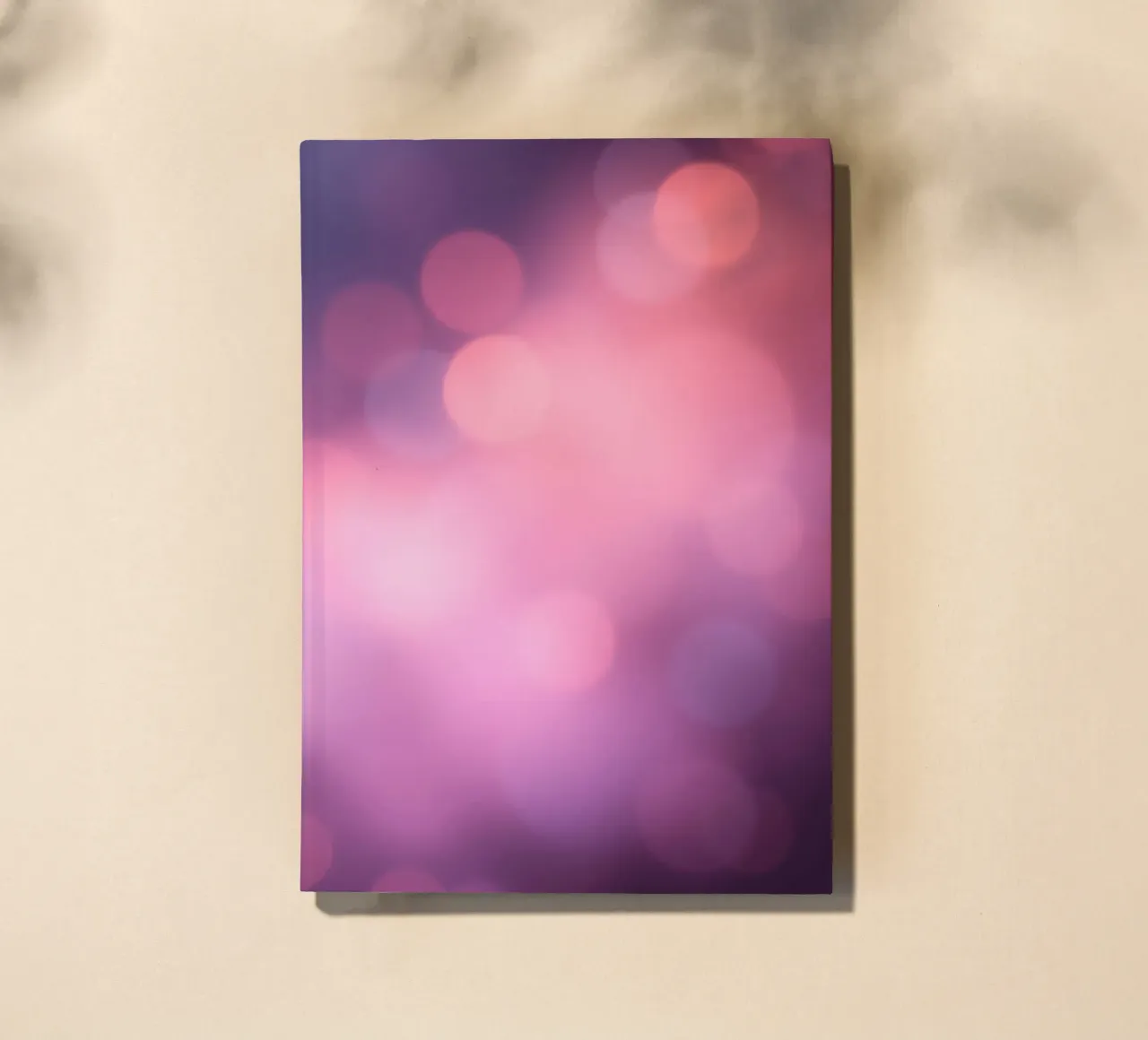 abstract featuring swirling red and yellows with soft bubble notebook by DesignDoodle