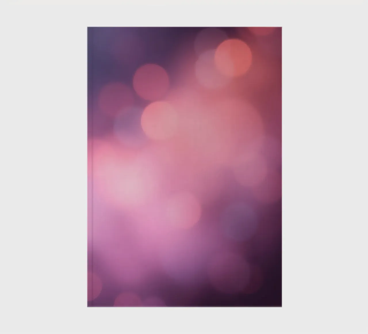 abstract featuring swirling red and yellows with soft bubble notebook by DesignDoodle