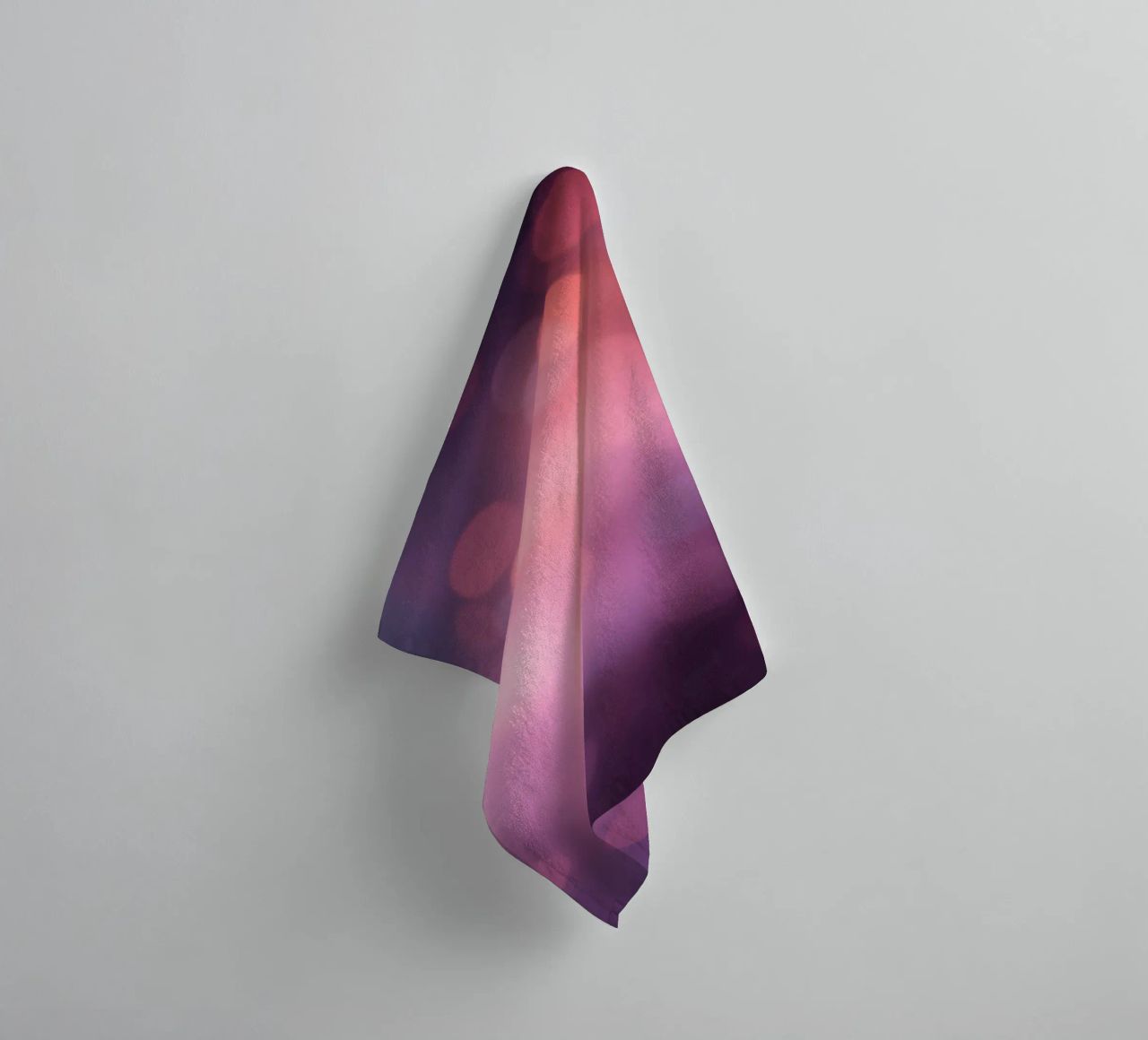 abstract featuring swirling red and yellows with soft bubble towel by DesignDoodle