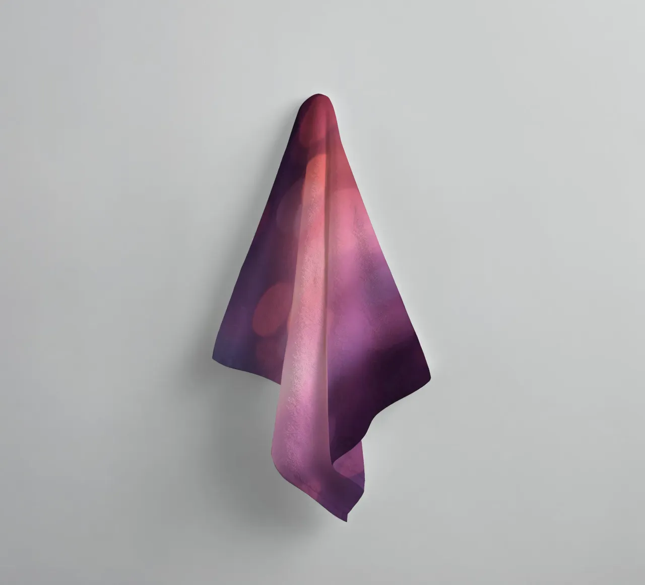 abstract featuring swirling red and yellows with soft bubble towel by DesignDoodle