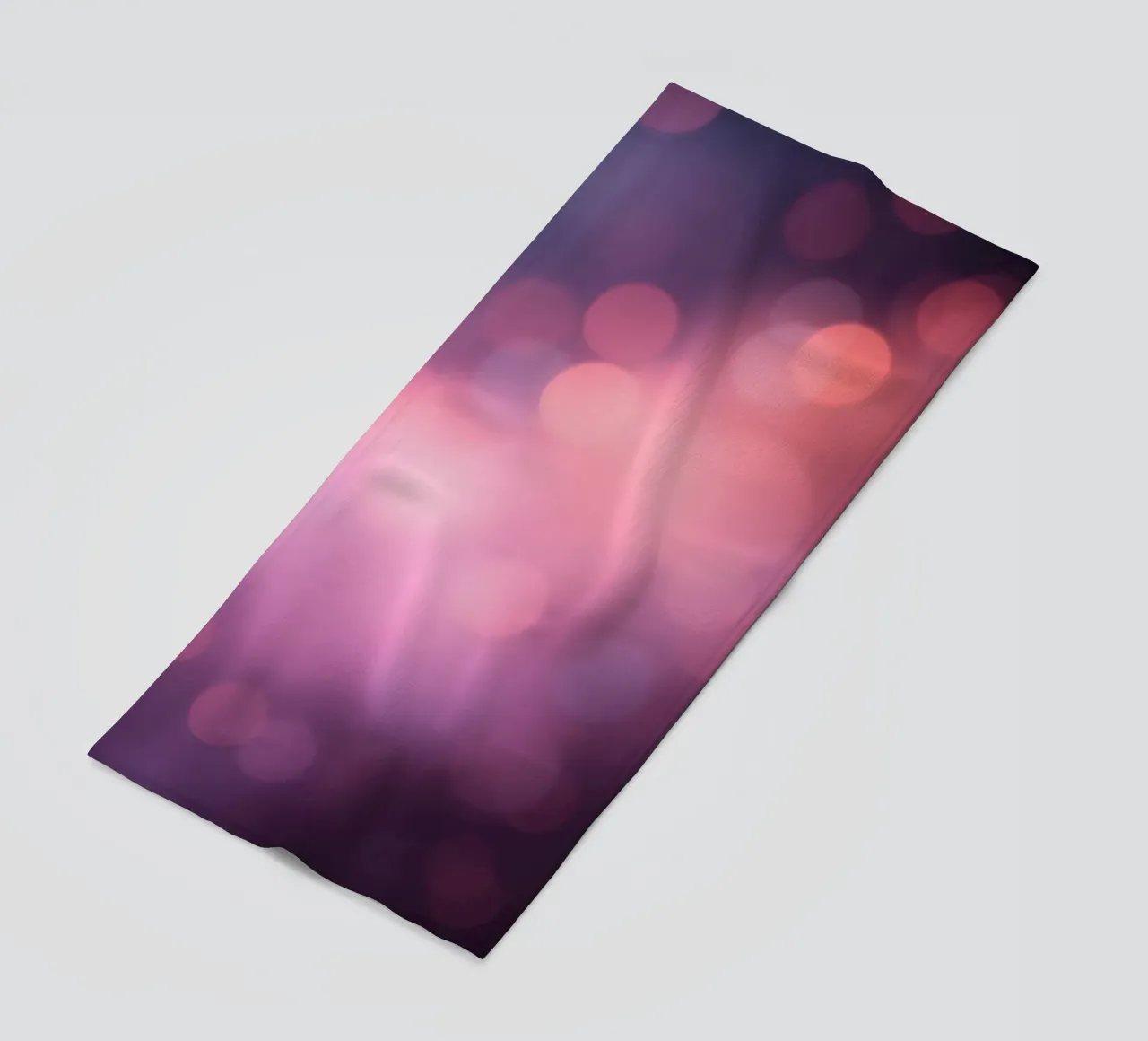 abstract featuring swirling red and yellows with soft bubble beach towel by DesignDoodle