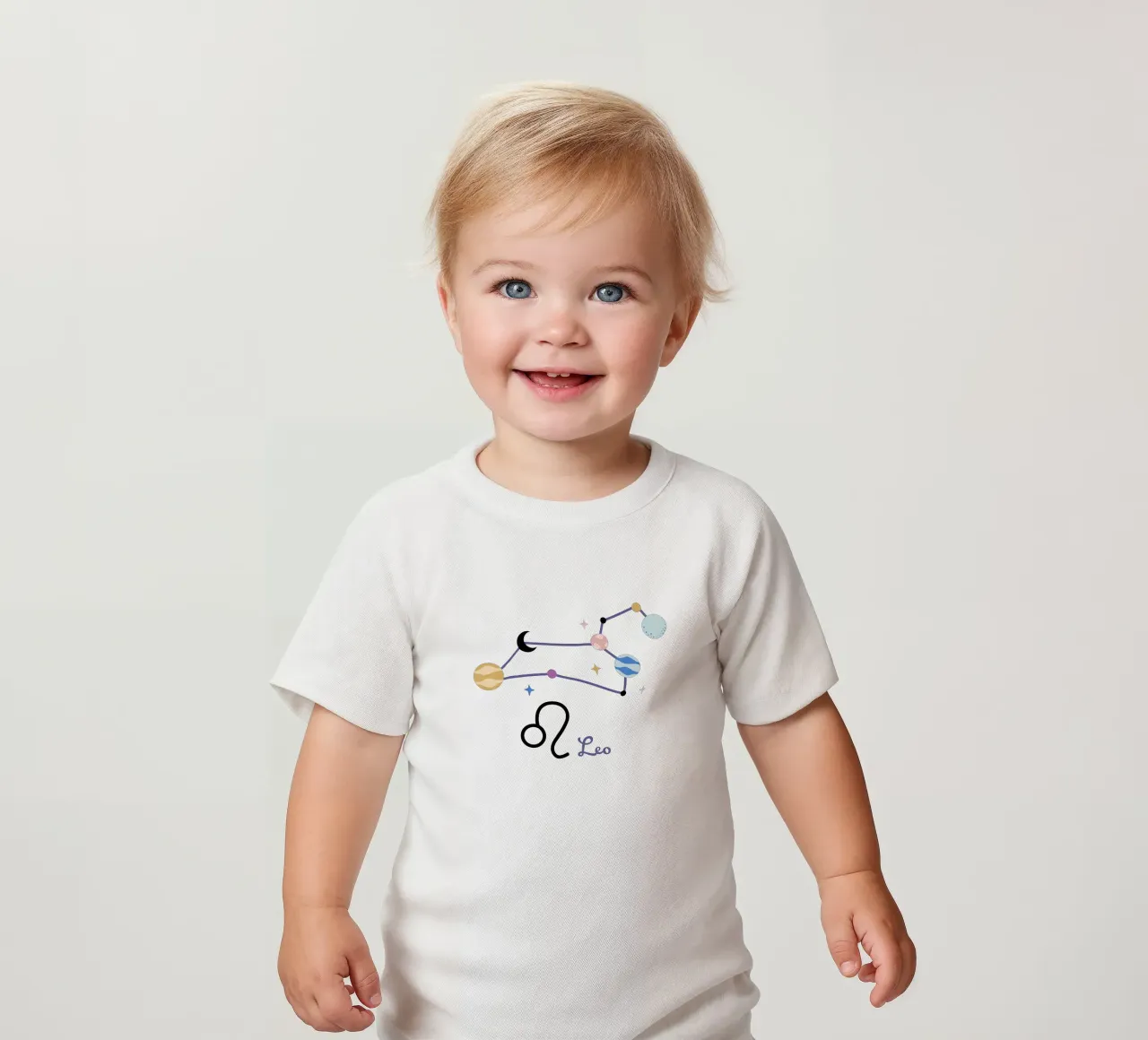 Leo (Without Background) maglietta neonato da treechild