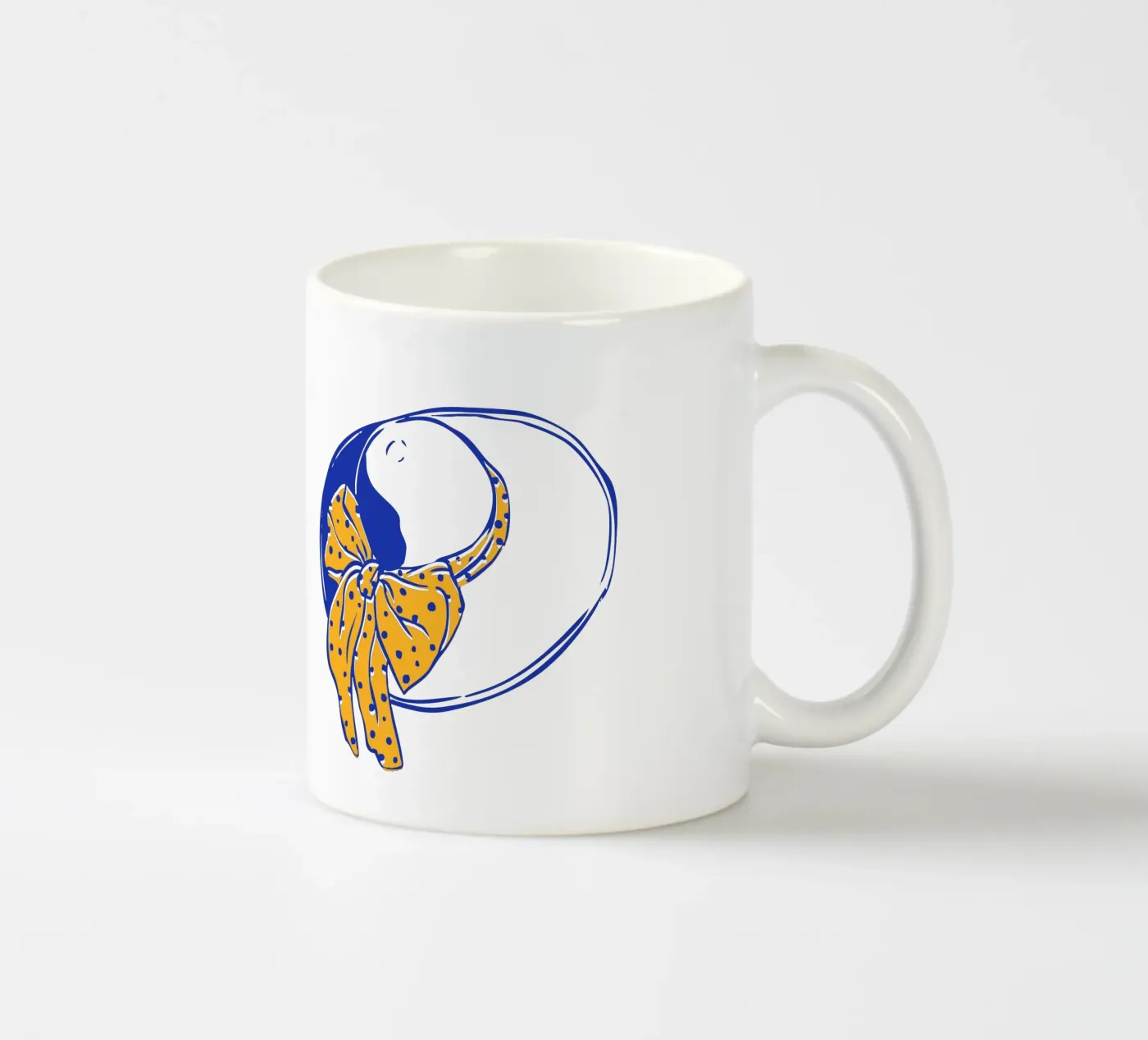 beach hat ceramic mug by moDeern