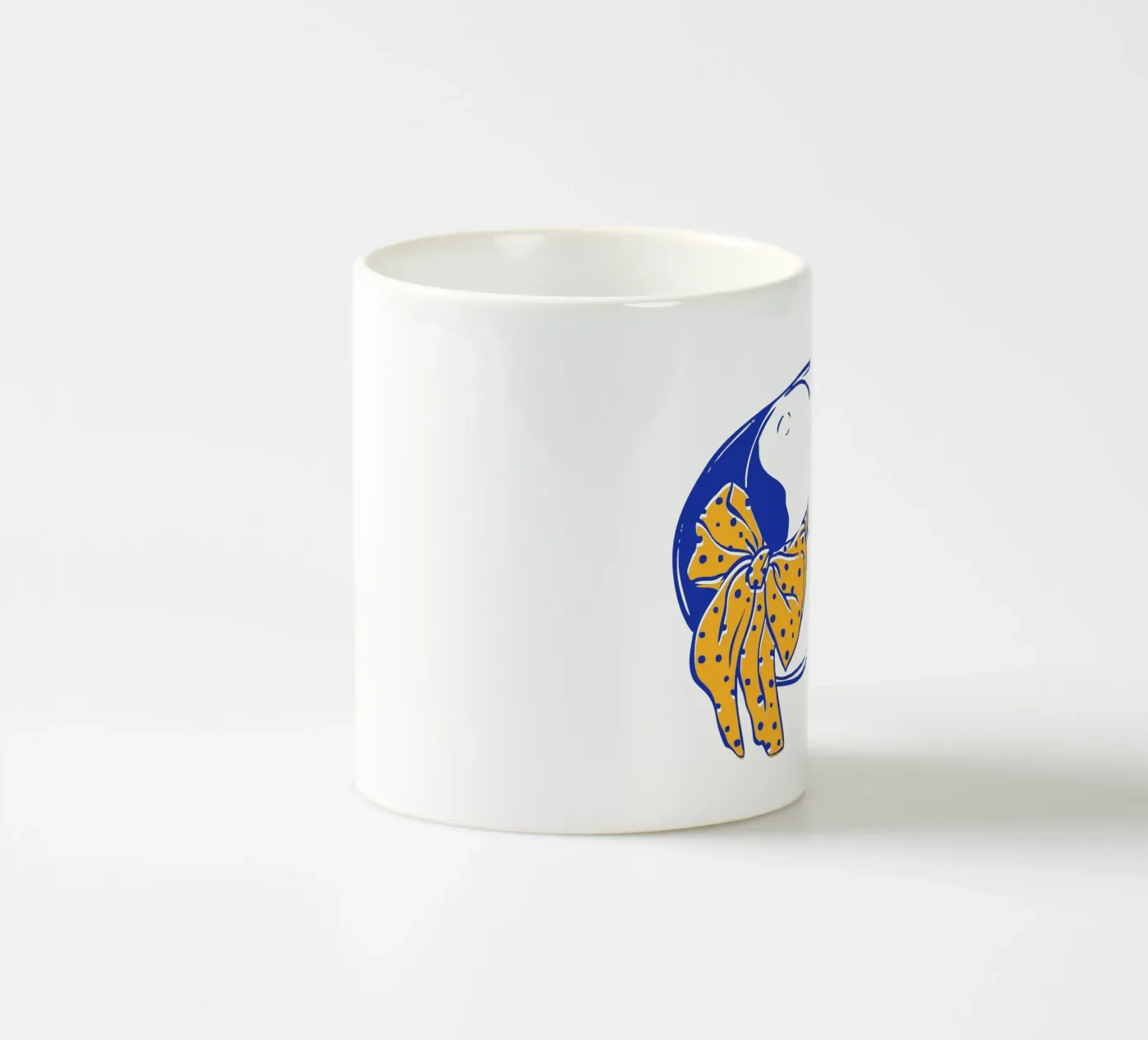 beach hat ceramic mug by moDeern