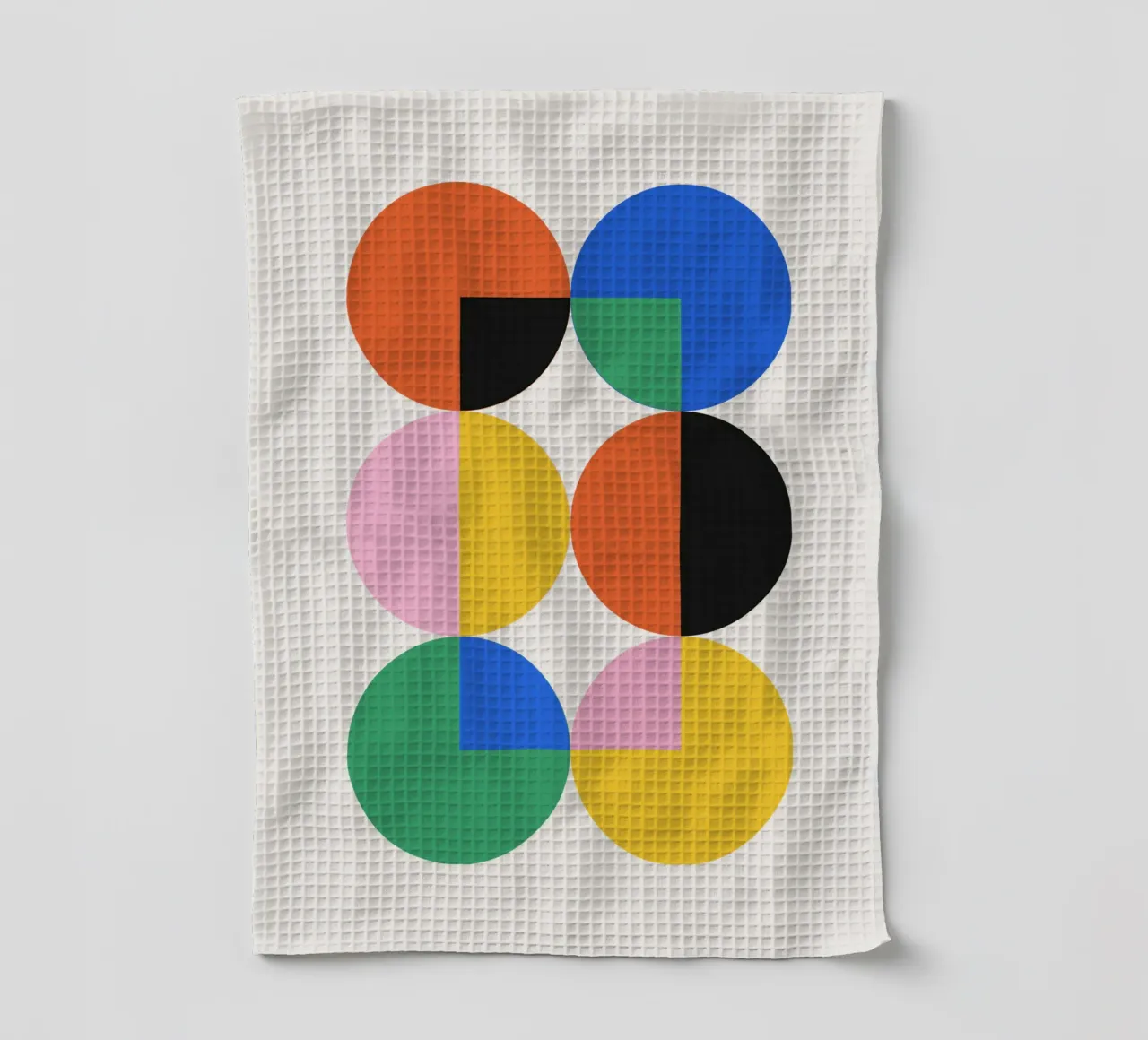 Exposition Bauhaus Circles Style 2 torchon de Paigaam Studio