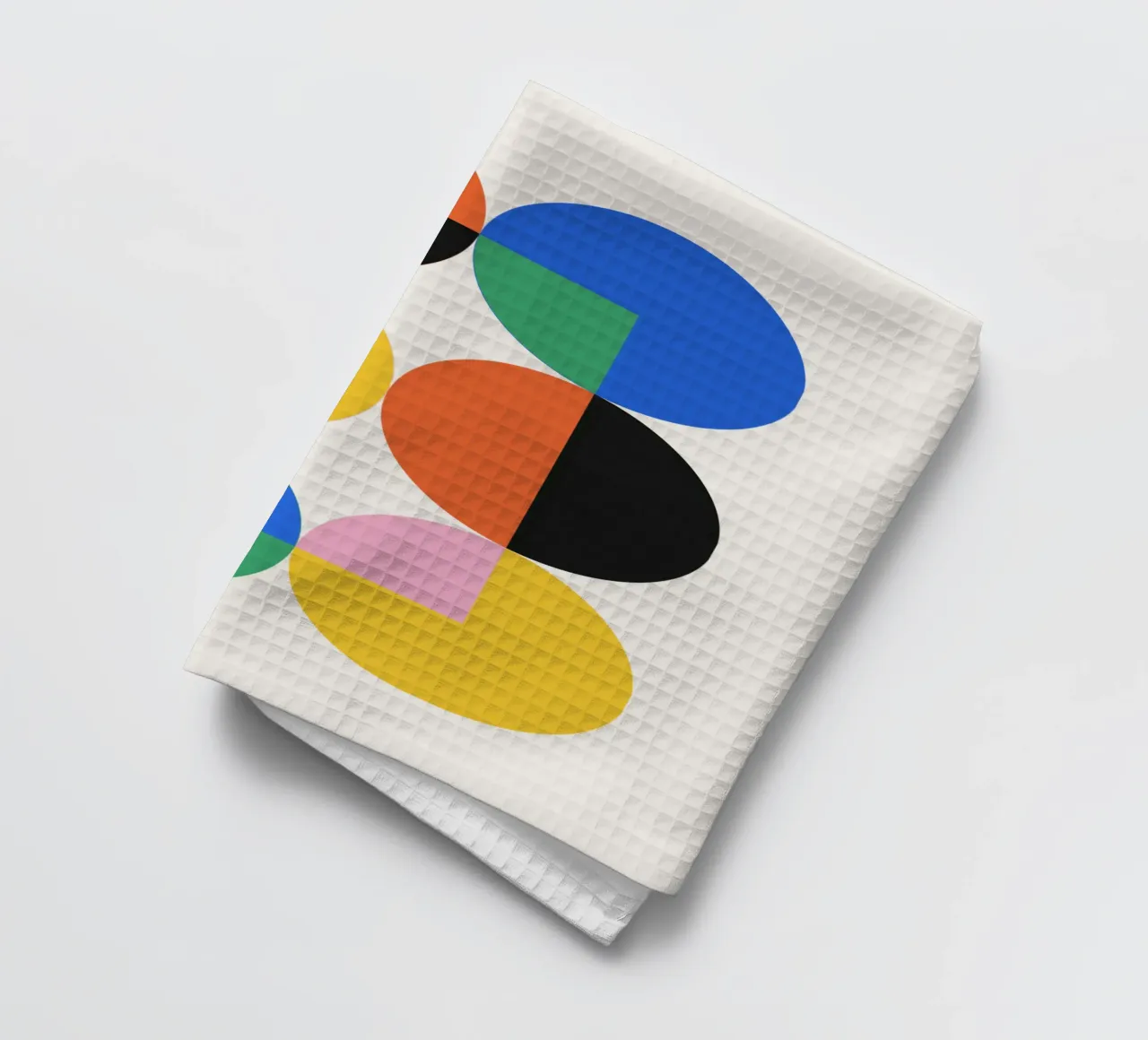 Exposition Bauhaus Circles Style 2 torchon de Paigaam Studio