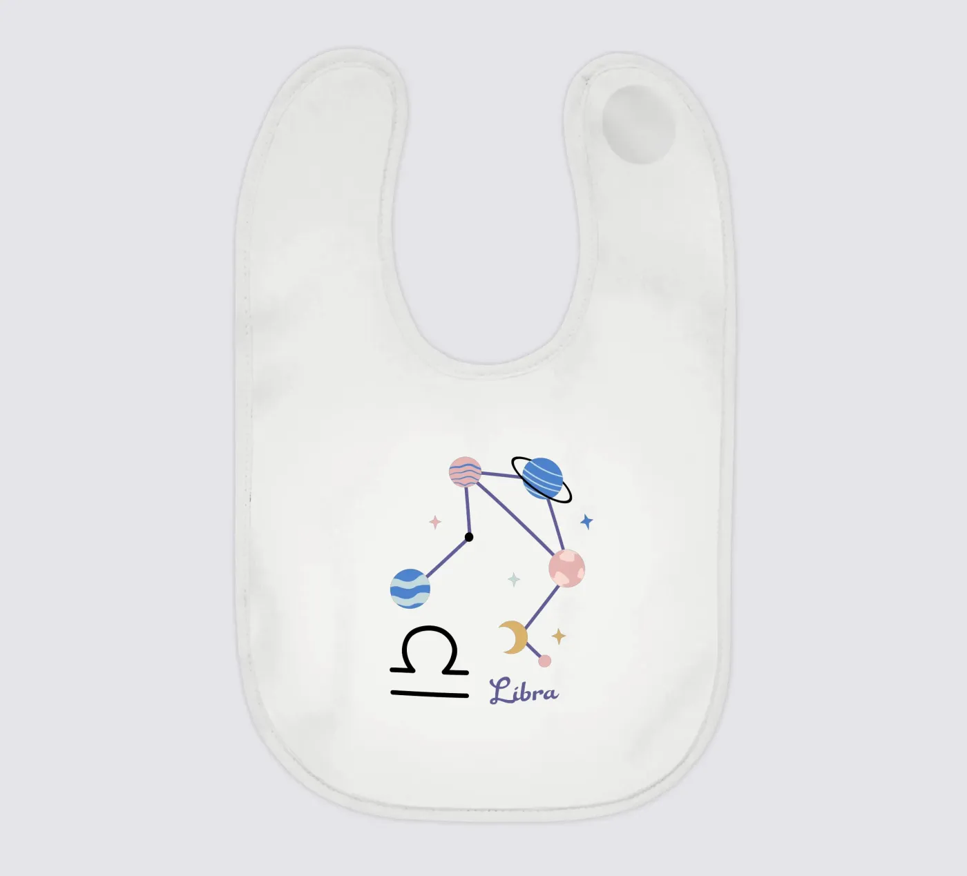 Libra (Without Background) baby slabbetje van treechild