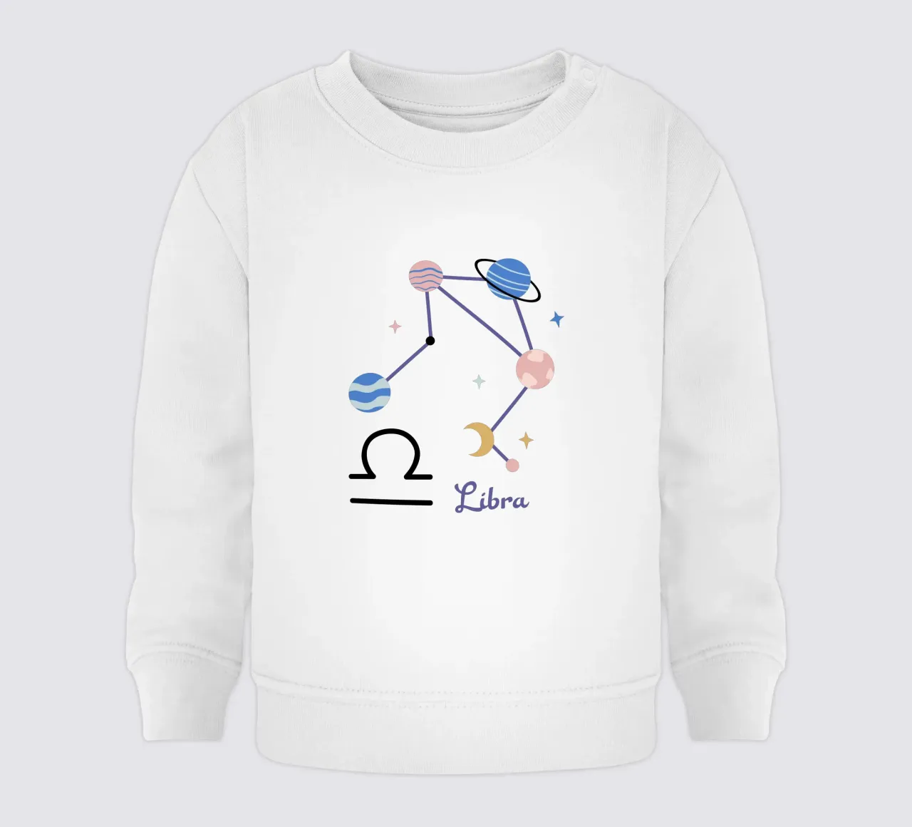 Libra (Without Background) felpa neonato da treechild