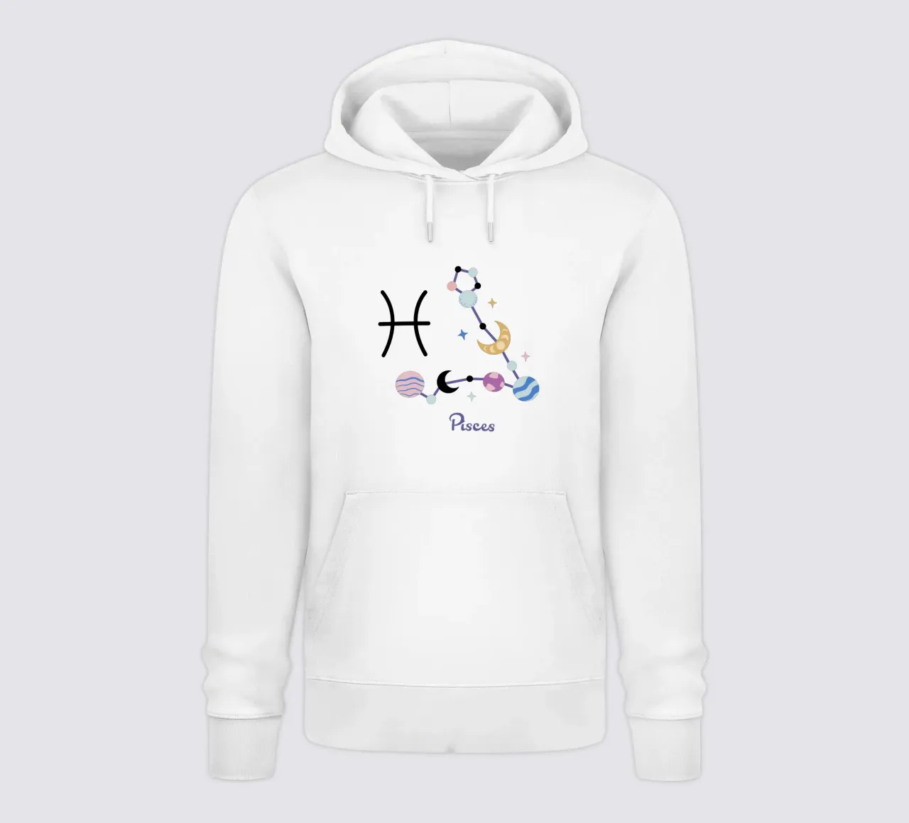 Pisces (Without Background) felpa con cappuccio da treechild