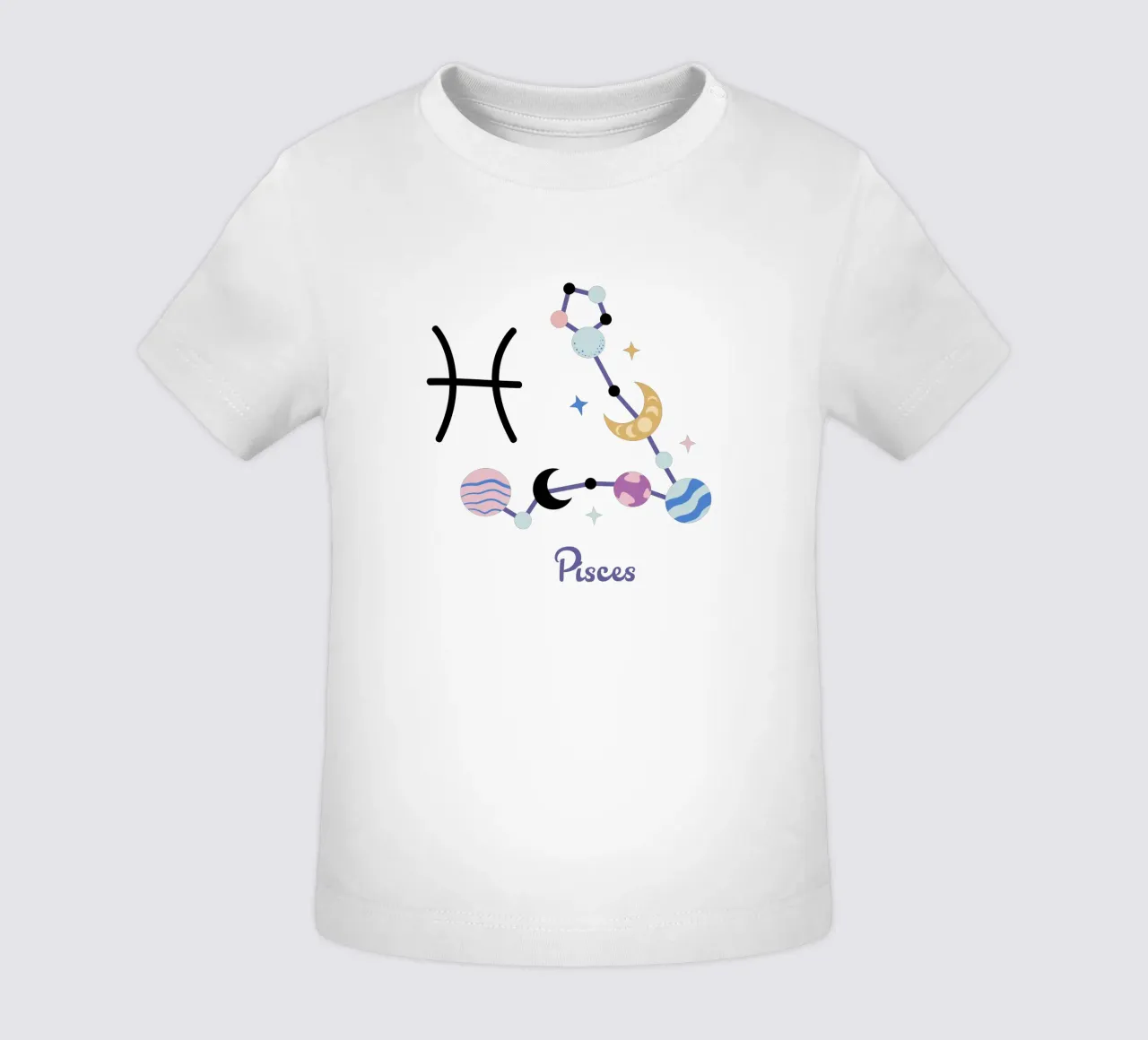 Pisces (Without Background) maglietta neonato da treechild