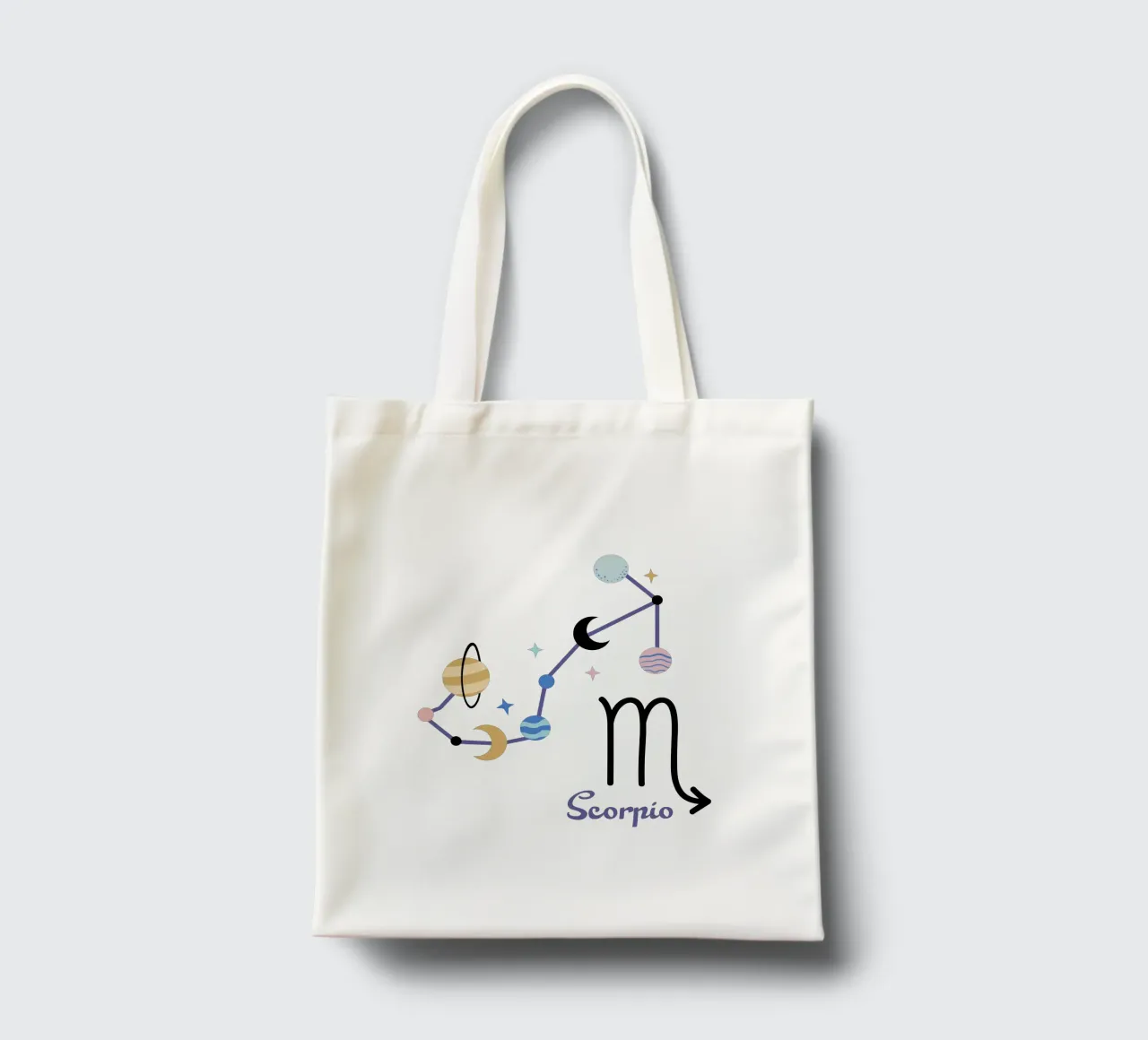 Scorpio (Without Background) borsa in juta da treechild