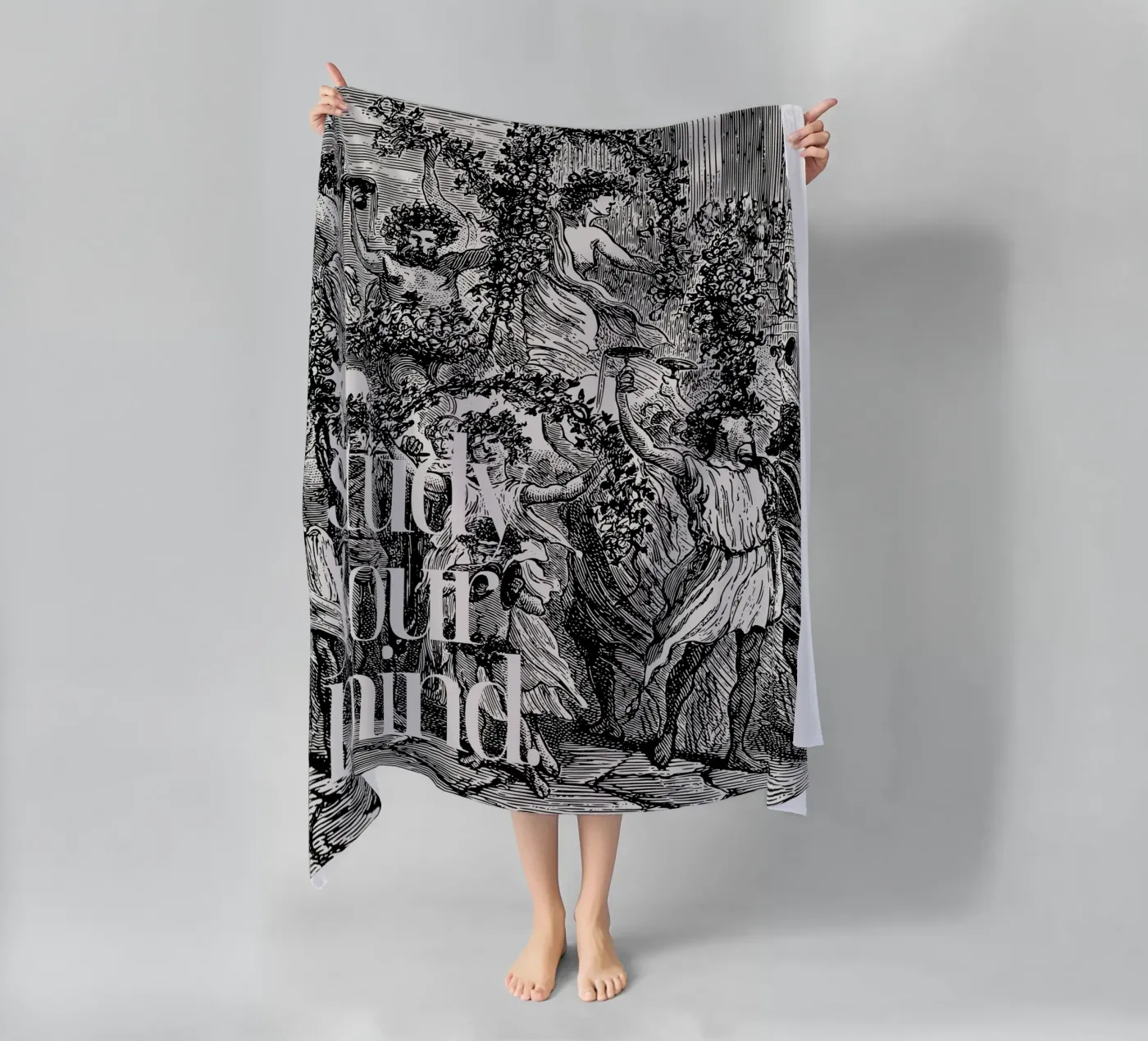 WTF beach towel by pixelflow