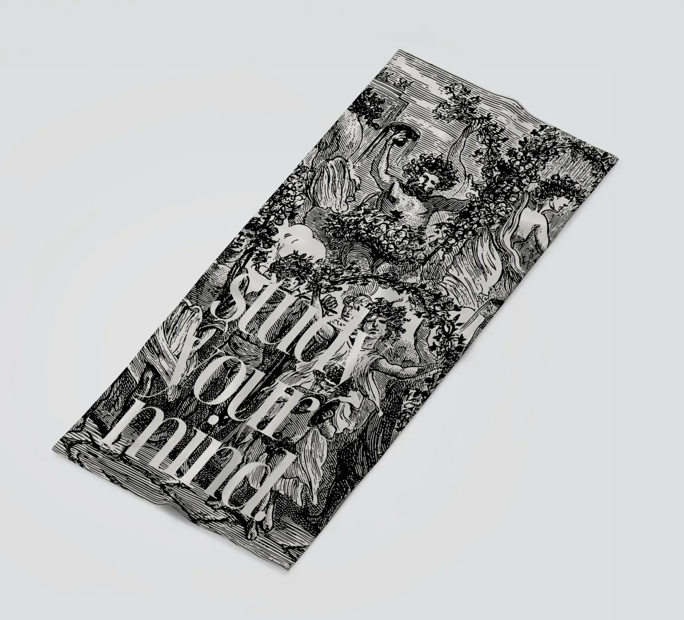 WTF beach towel by pixelflow