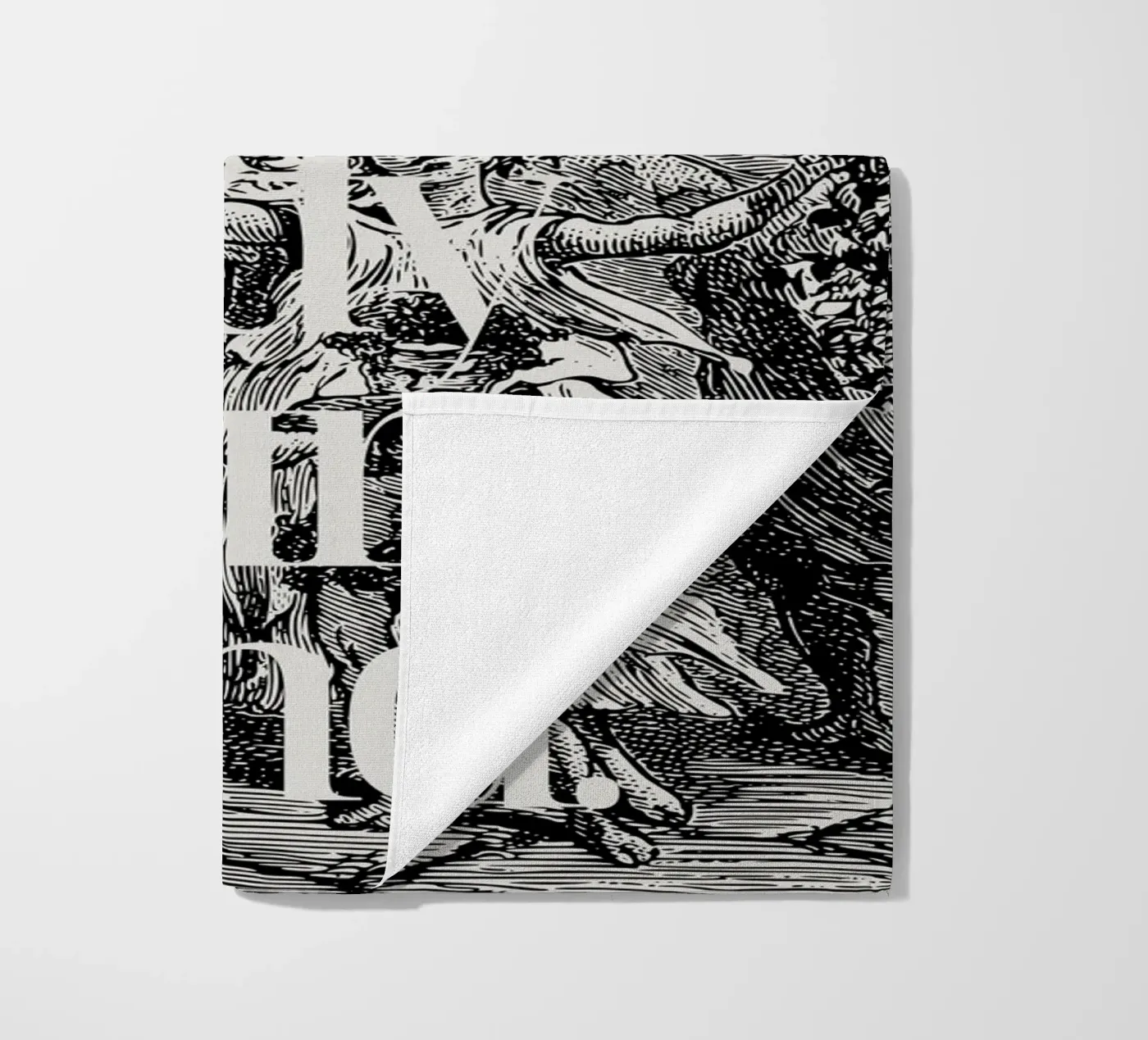 WTF beach towel by pixelflow