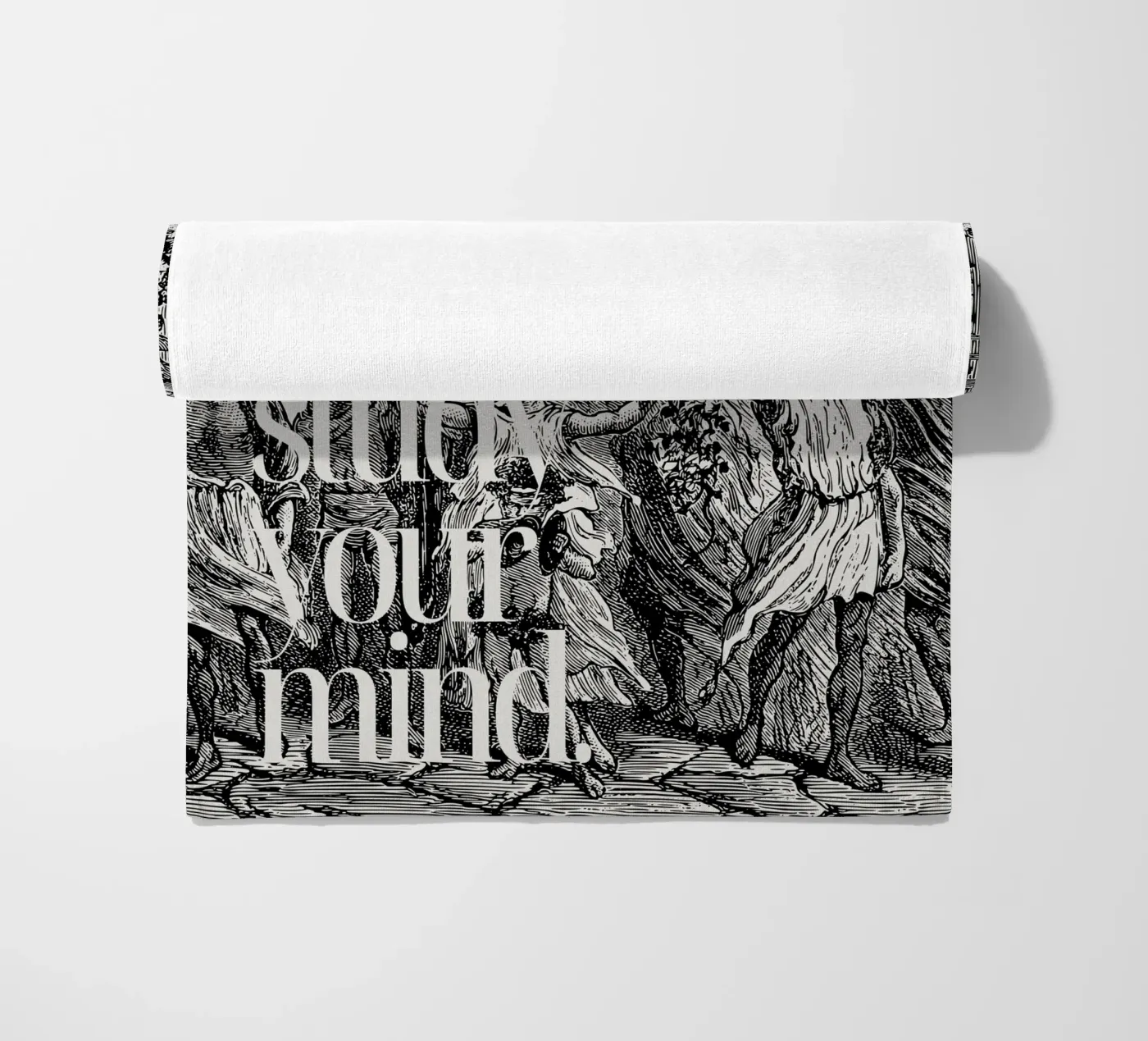 WTF beach towel by pixelflow