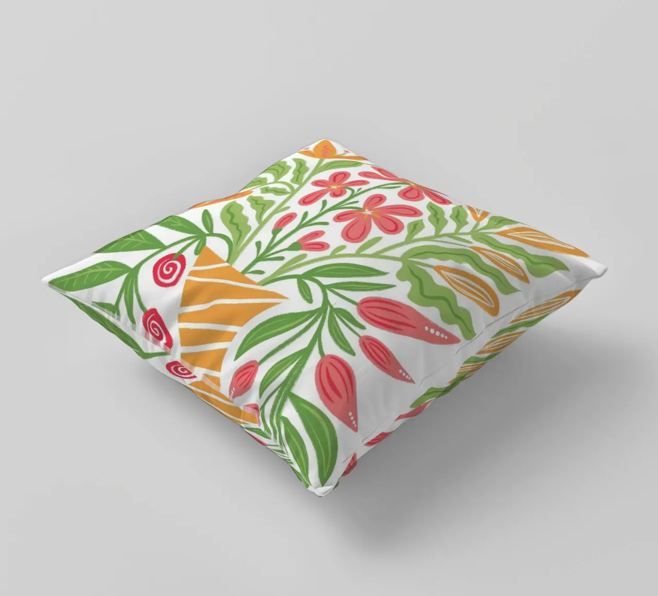 Fiori audaci in un vaso cuscino da Martina