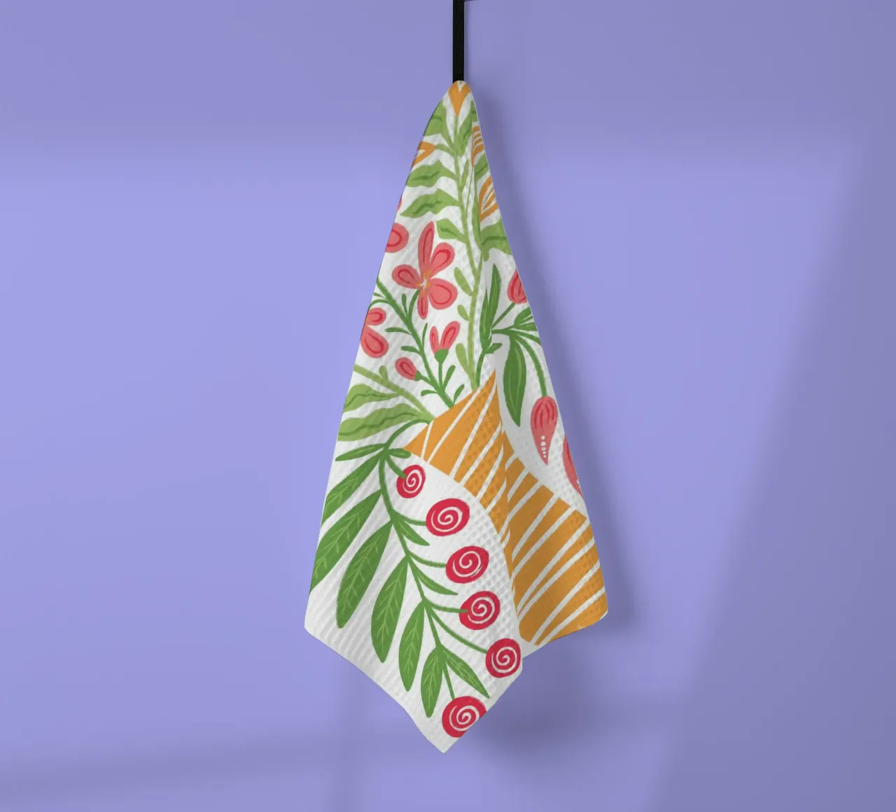 Fiori audaci in un vaso canovaccio da cucina da Martina
