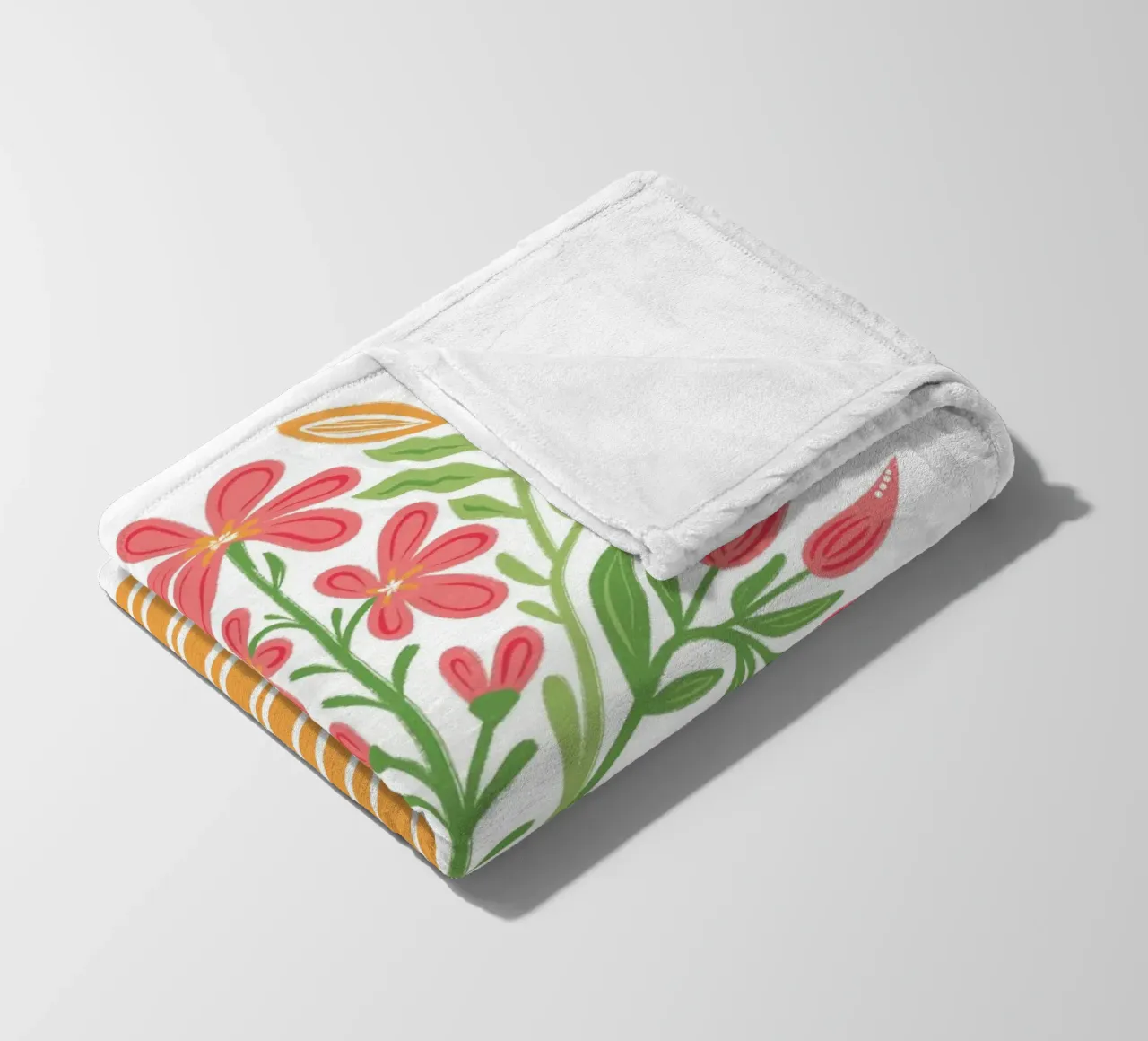 Fiori audaci in un vaso coperta in pile da Martina