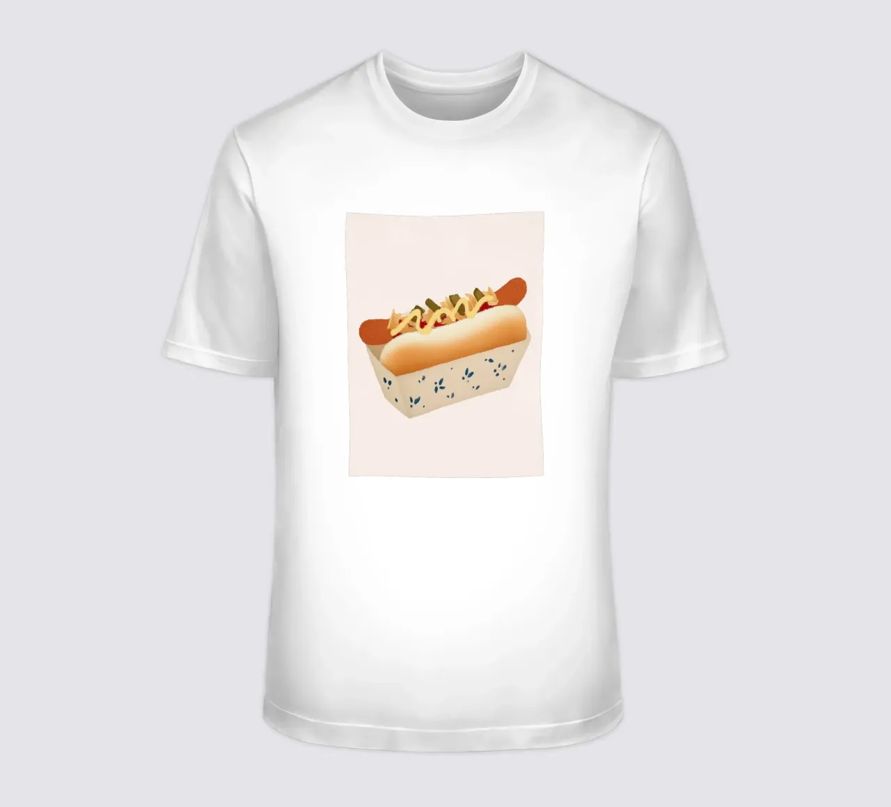 Spuntino a base di hotdog t-shirt da Carinaprint