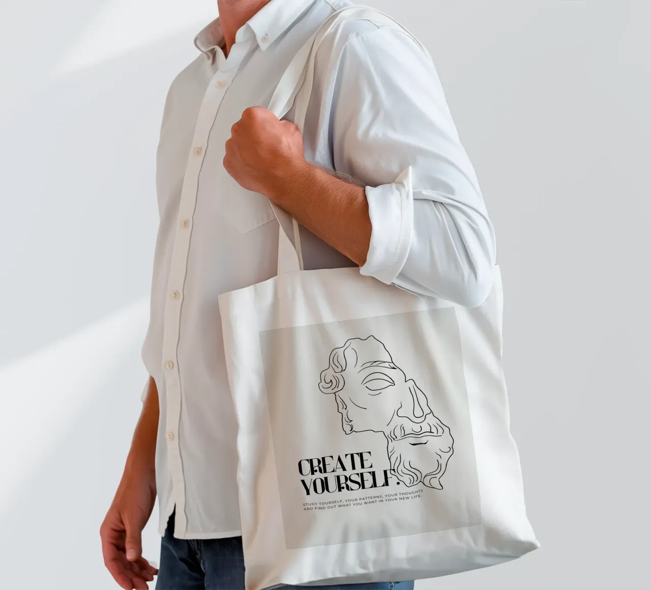 create yourself borsa in juta da Ambition Wall