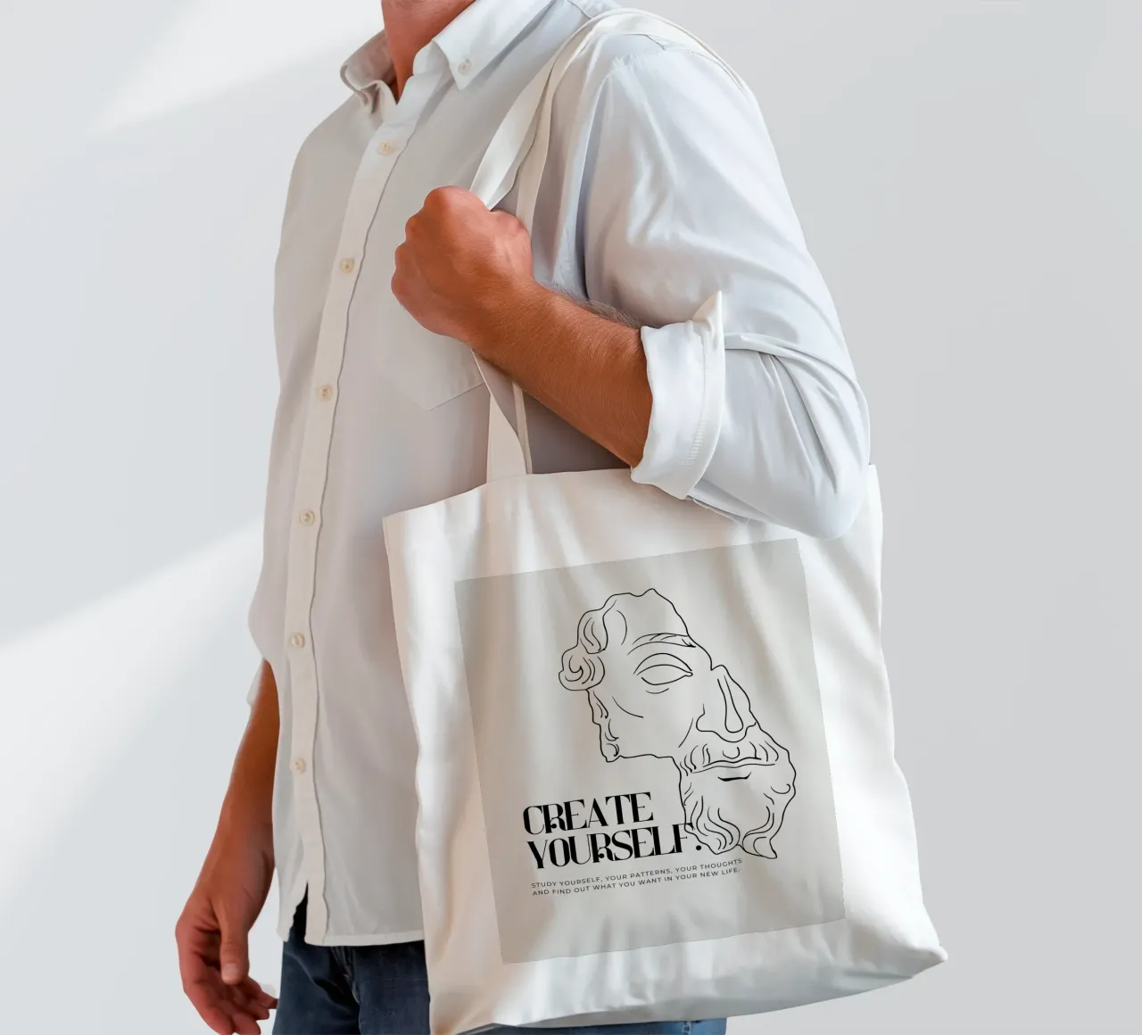 create yourself tote bag de Ambition Wall