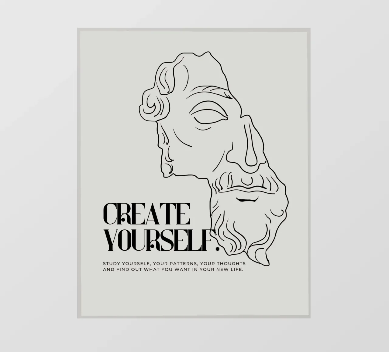 create yourself telo in pvc da Ambition Wall