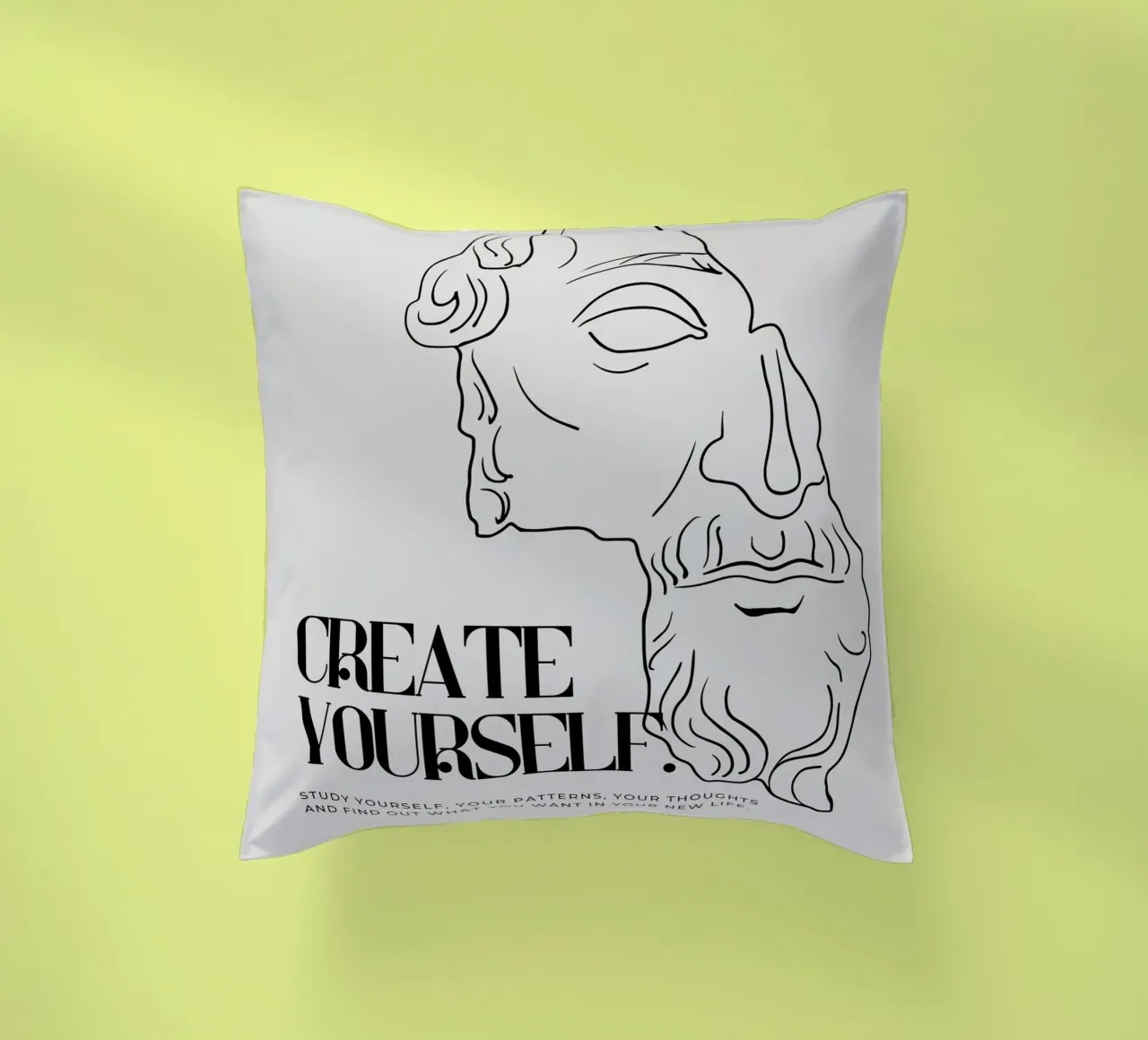 create yourself Kissen von Ambition Wall