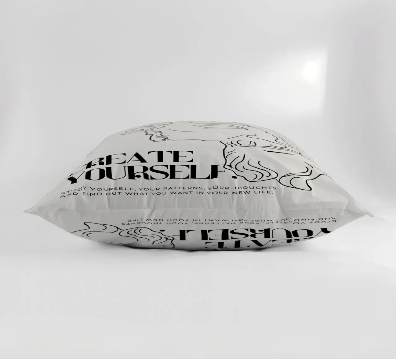 create yourself Kissen von Ambition Wall