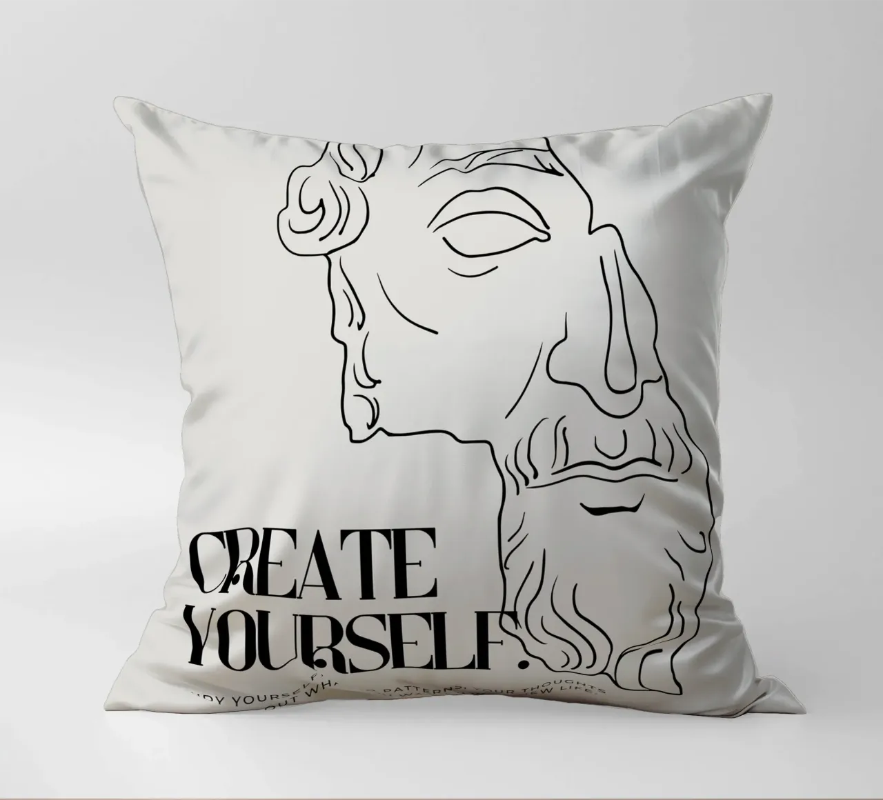 create yourself Kissen von Ambition Wall