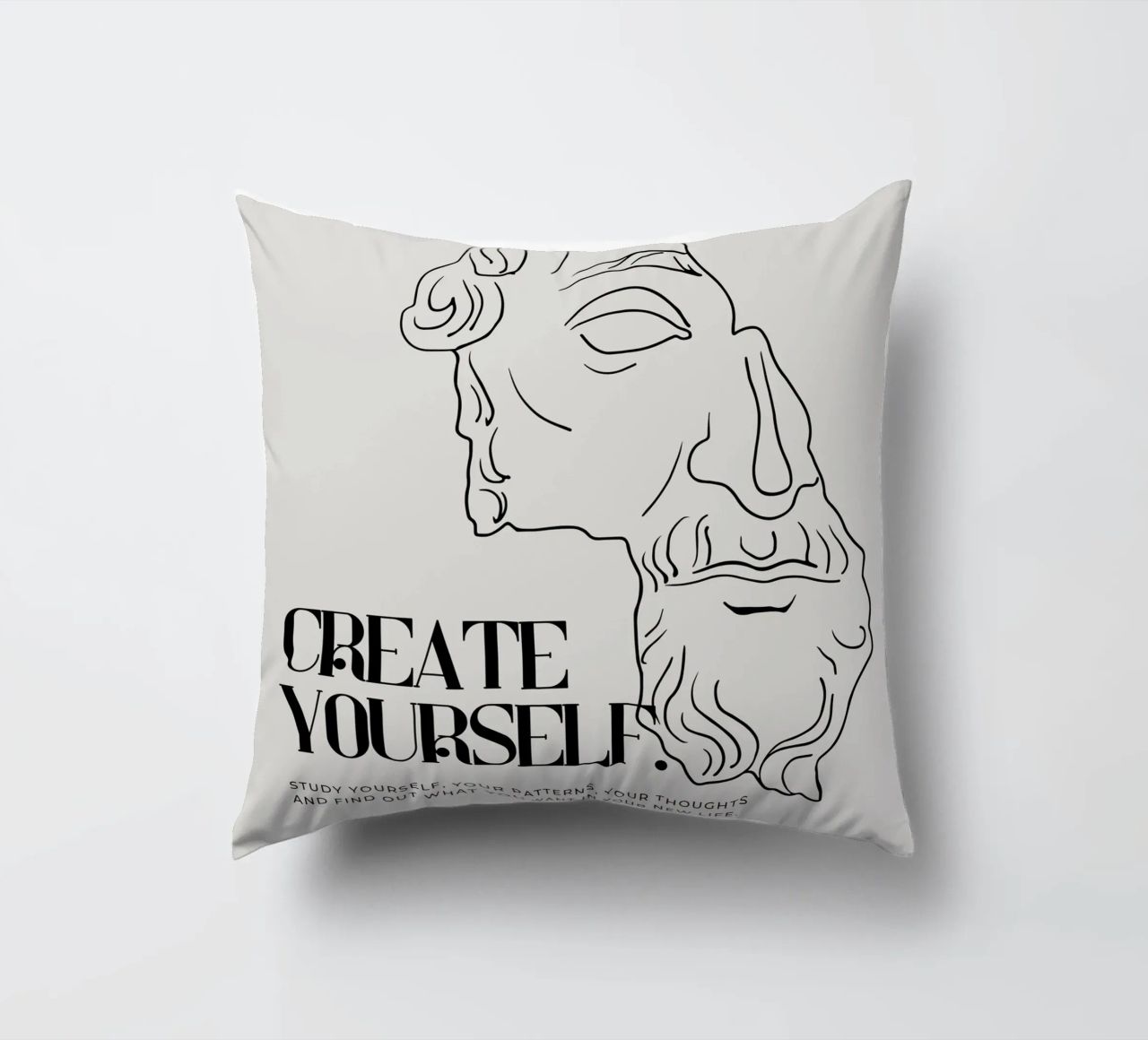 create yourself cuscino da Ambition Wall